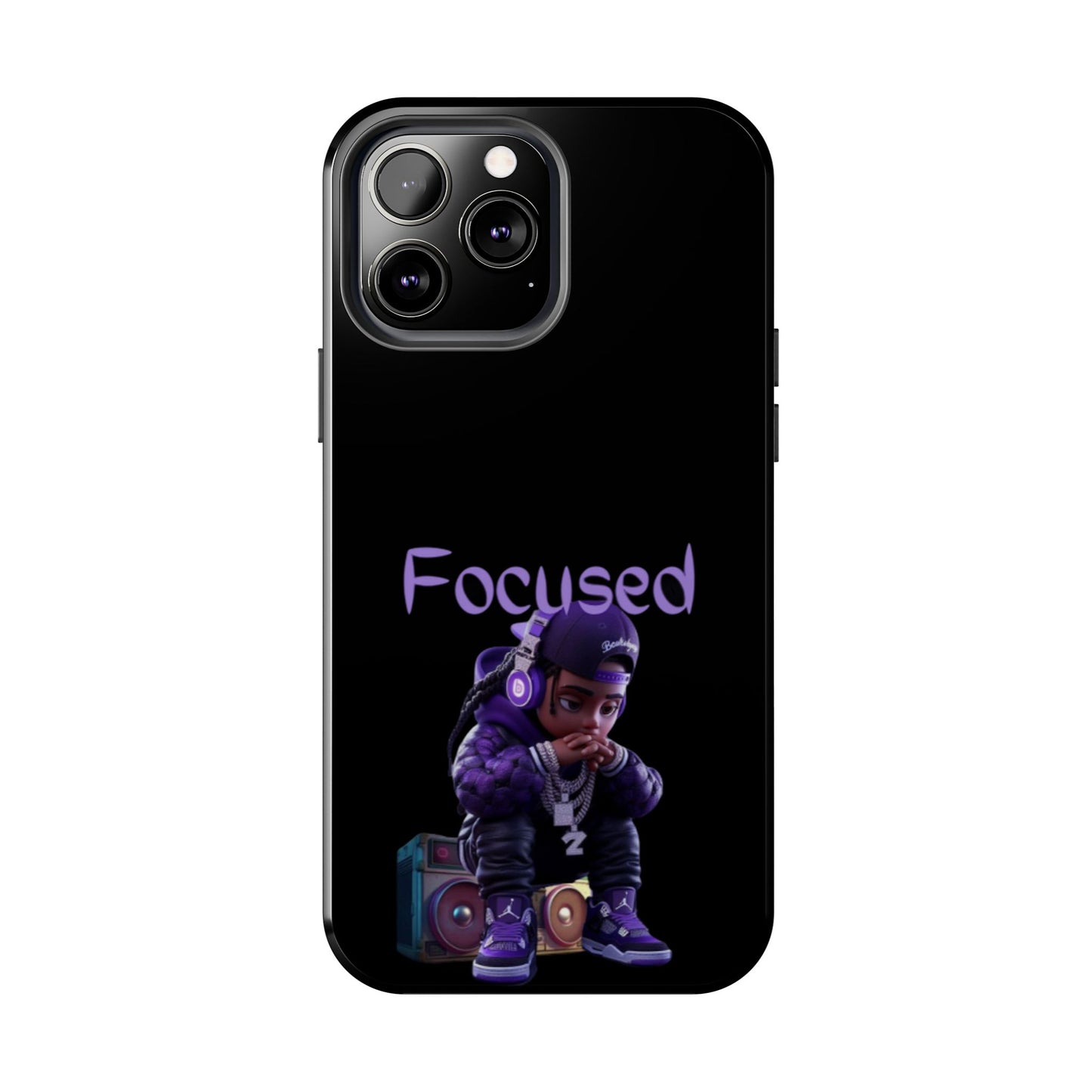 Phone case- Focused Tough Phone Case - Durable Protection