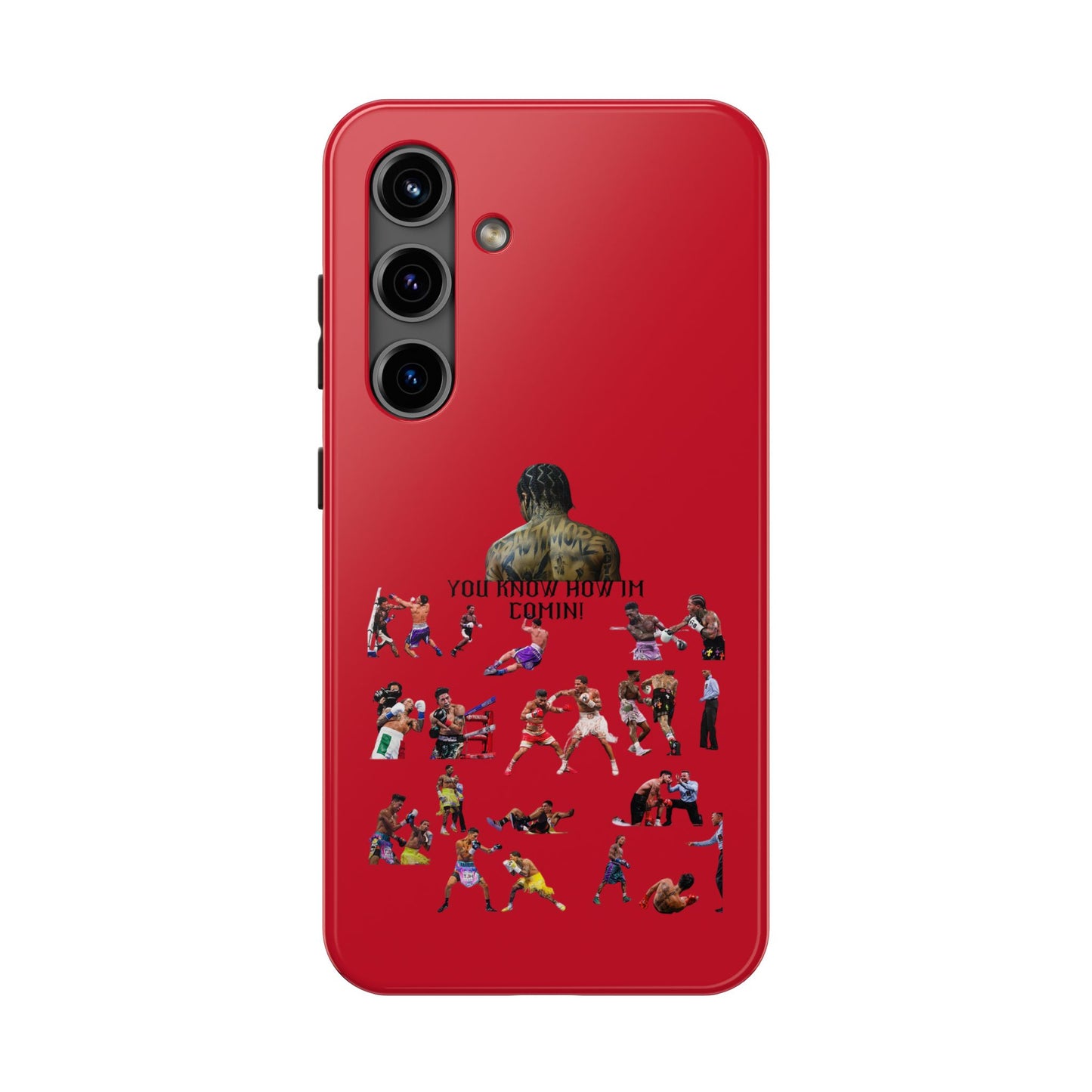 Phone case- You Know How I'm Comin' Tough Phone Case - Durable Protection