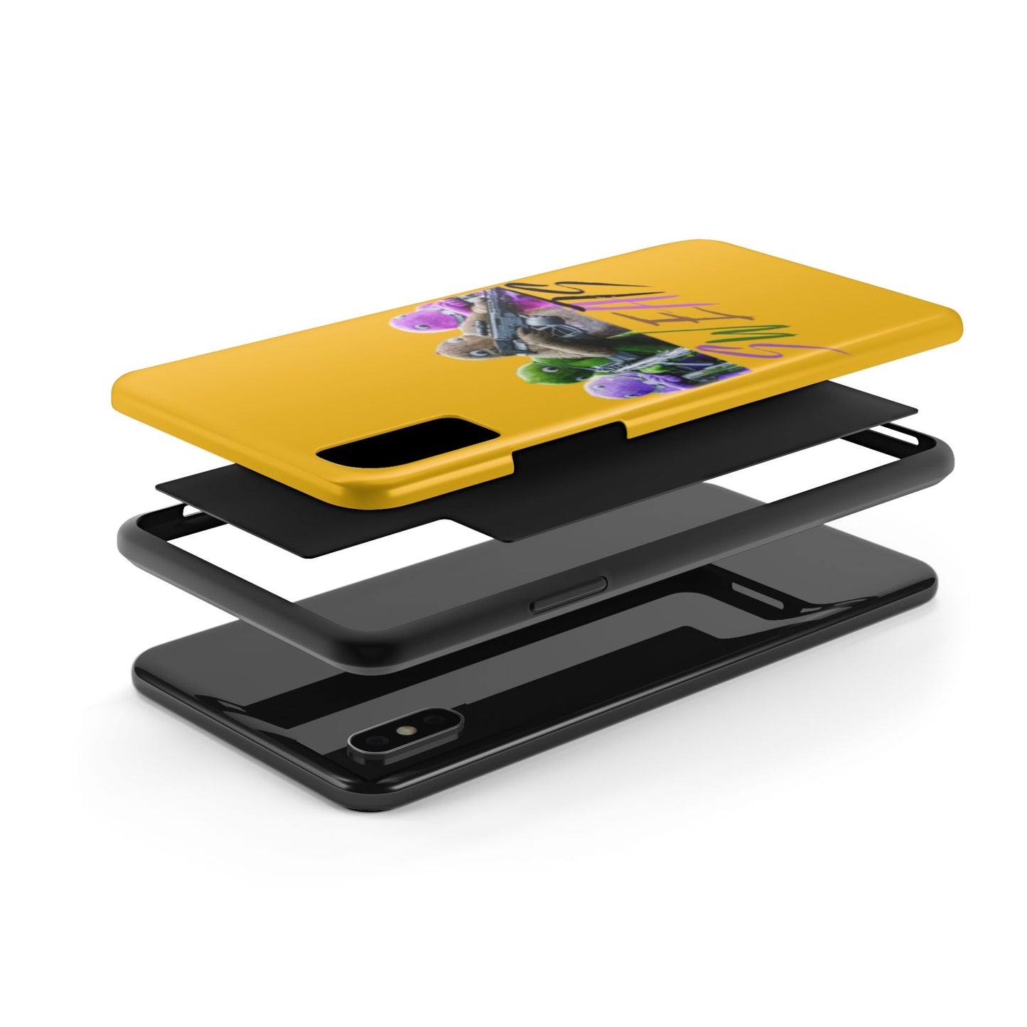 Cool Cartoon-Inspired Tough Phone Case - 'SWEATS'