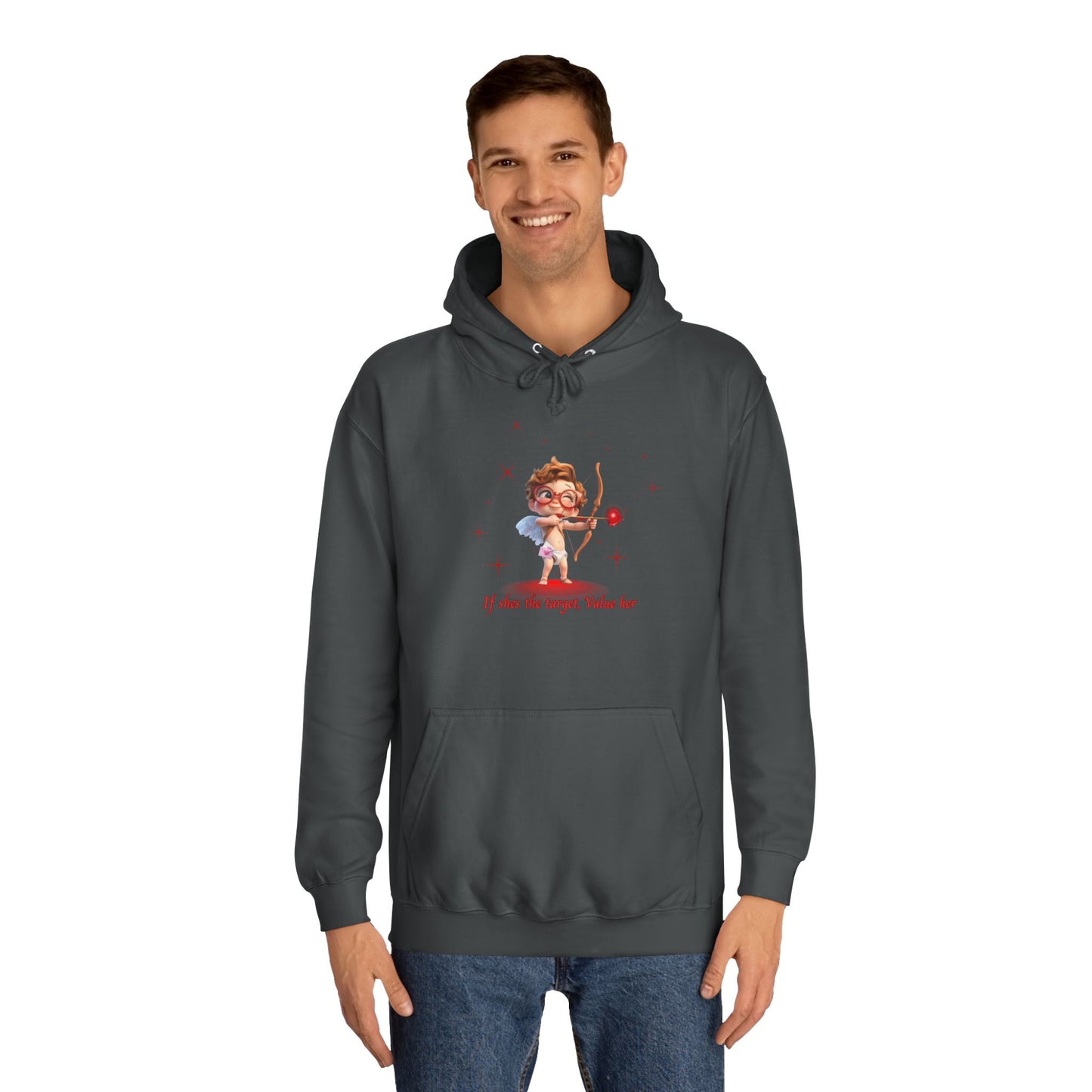 Charcoal Ash Grey Hoodie for Women – Cupid For Her Romantic Sweater