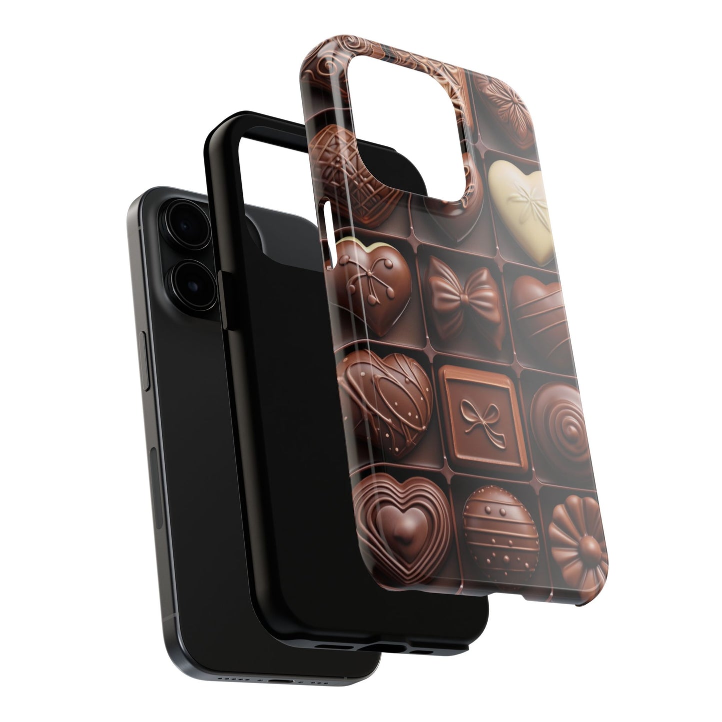 Chocolate Love Tough Phone Case - Perfect for Valentine's Day or Sweet Treat Lovers