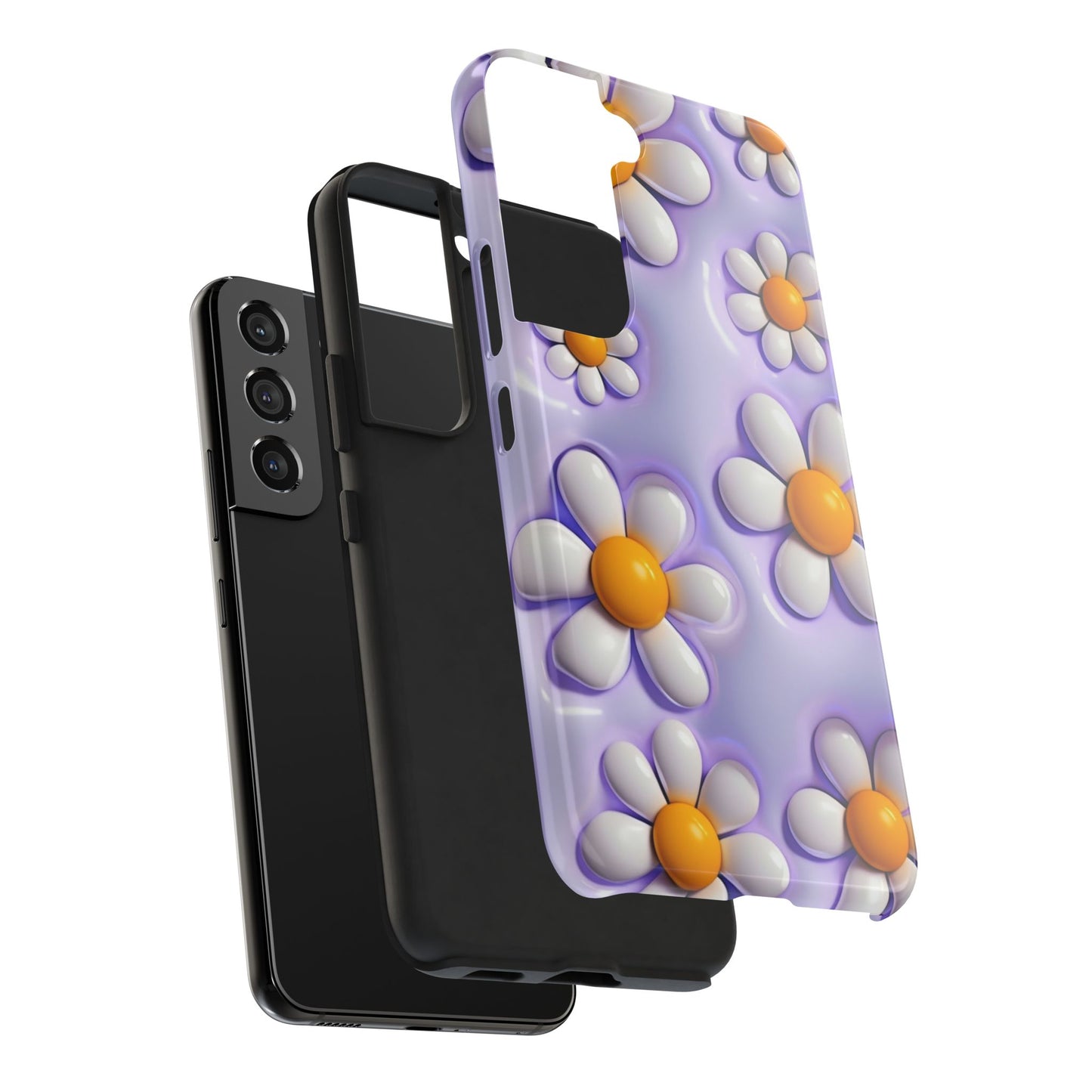 πΌ Floral Tough Phone Case β Vibrant Daisy Spring Design, for iPhones & Androids