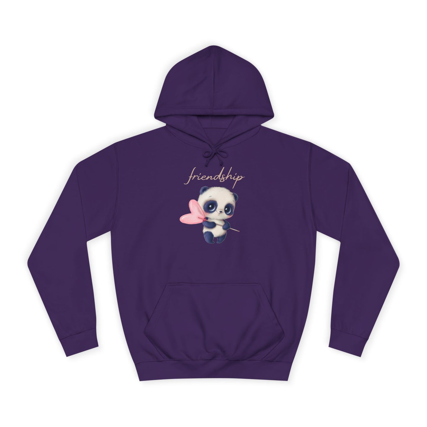 Soft Cloud Cute Sweater for Women – "Friendship Panda" Cozy Graphic Pullover