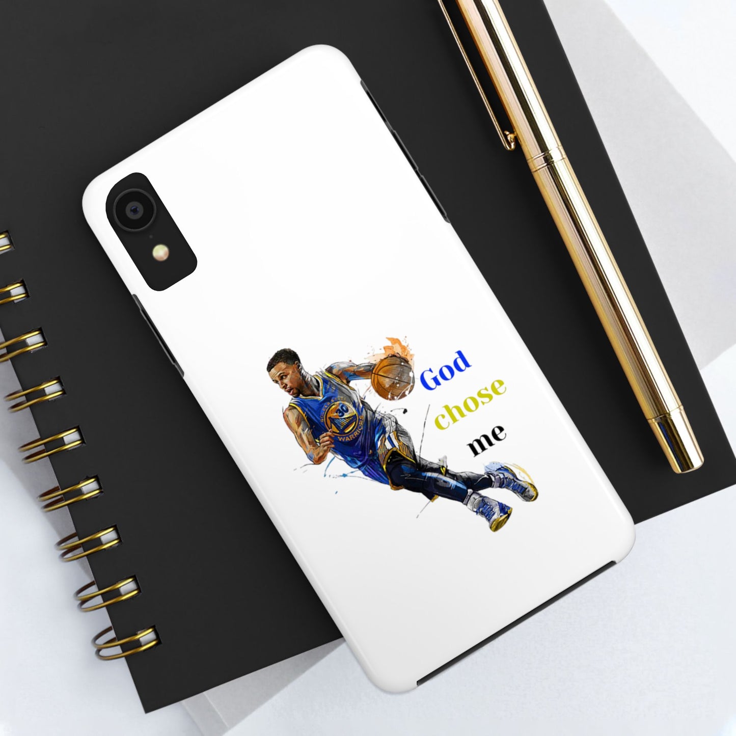 Phone case- God Chose Me Tough Phone Case - Durable Protection