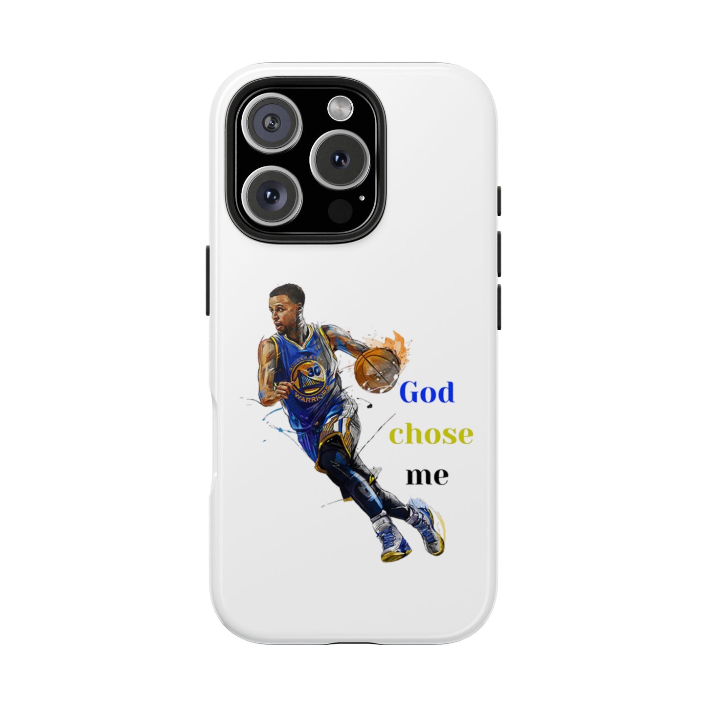 Phone case- God Chose Me Tough Phone Case - Durable Protection