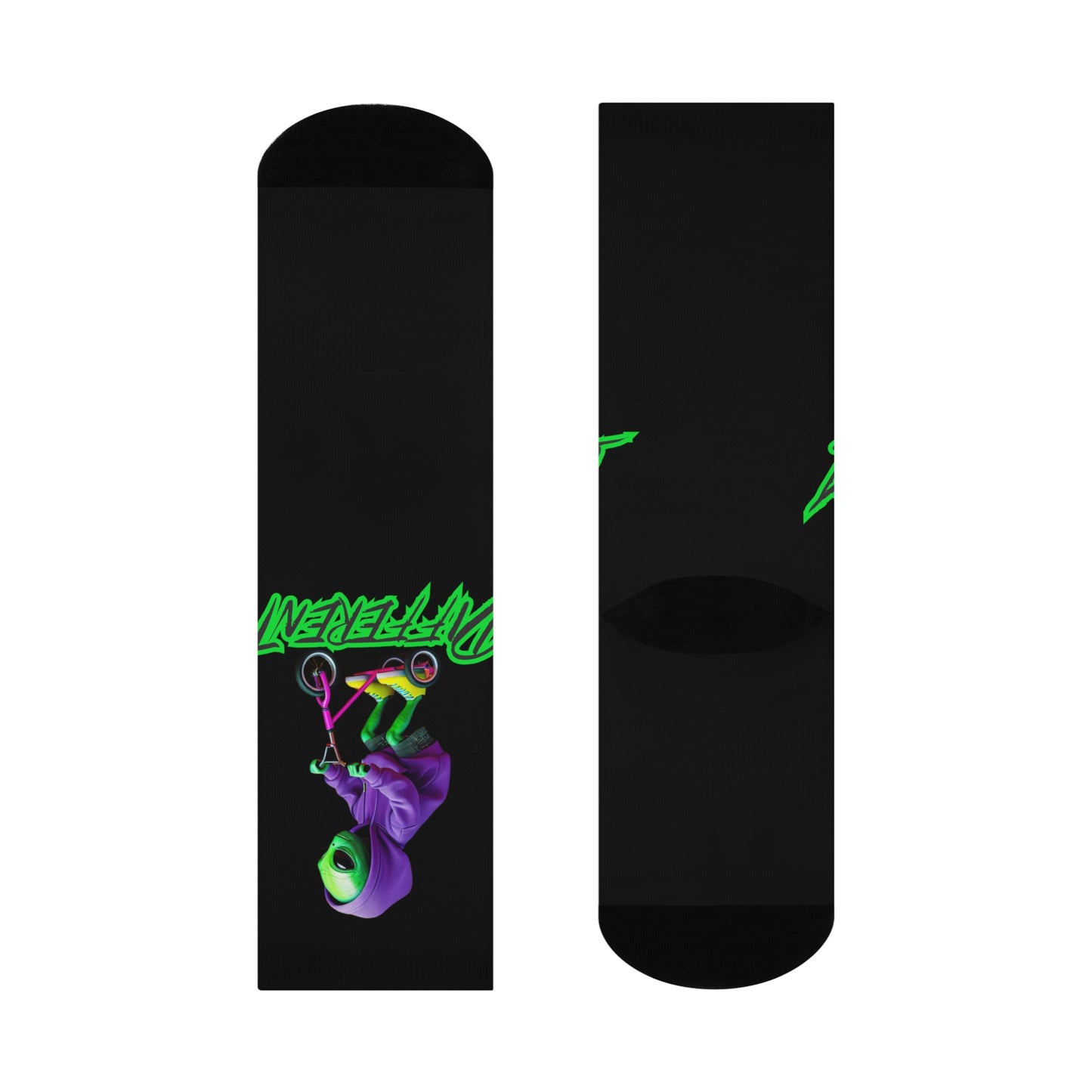 Cushioned Crew Socks- Alien, Different