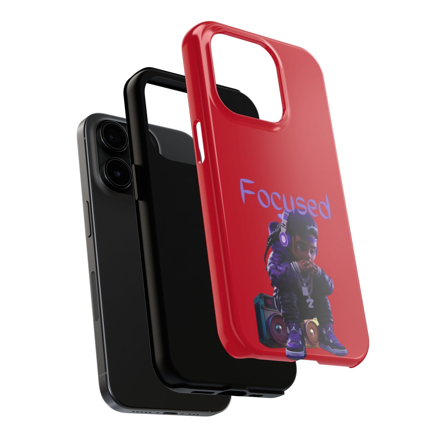 Phone Case- Focused Tough Case- Durable Protection