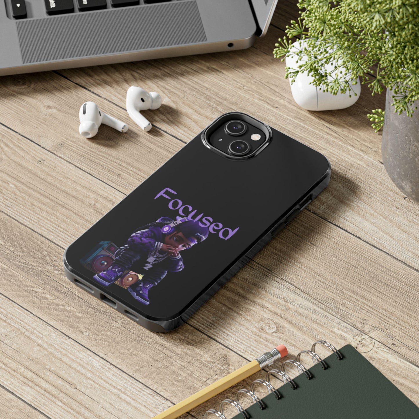 Phone case- Focused Tough Phone Case - Durable Protection