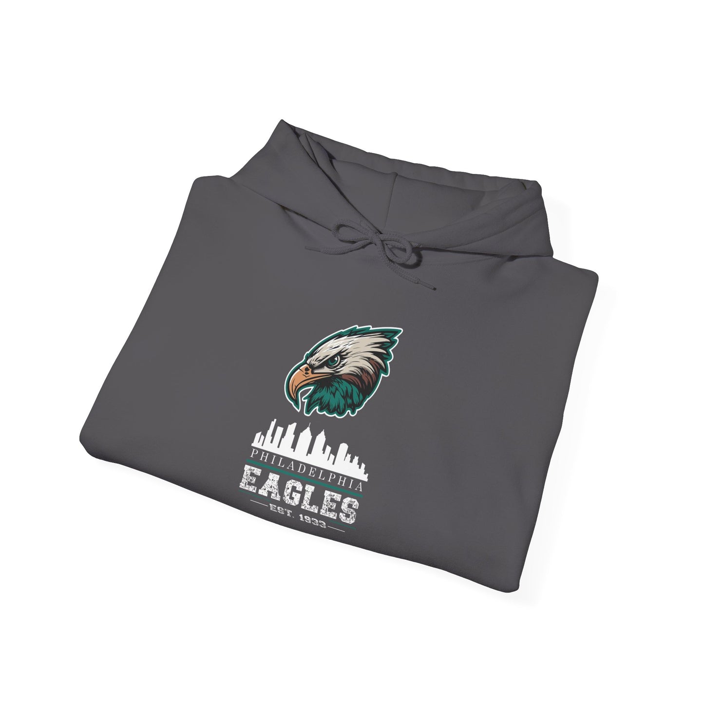 Philadelphia Eagles Hoodie – Est. 1933 | Black Pullover for Men & Women | Team Colors & Mascot Design