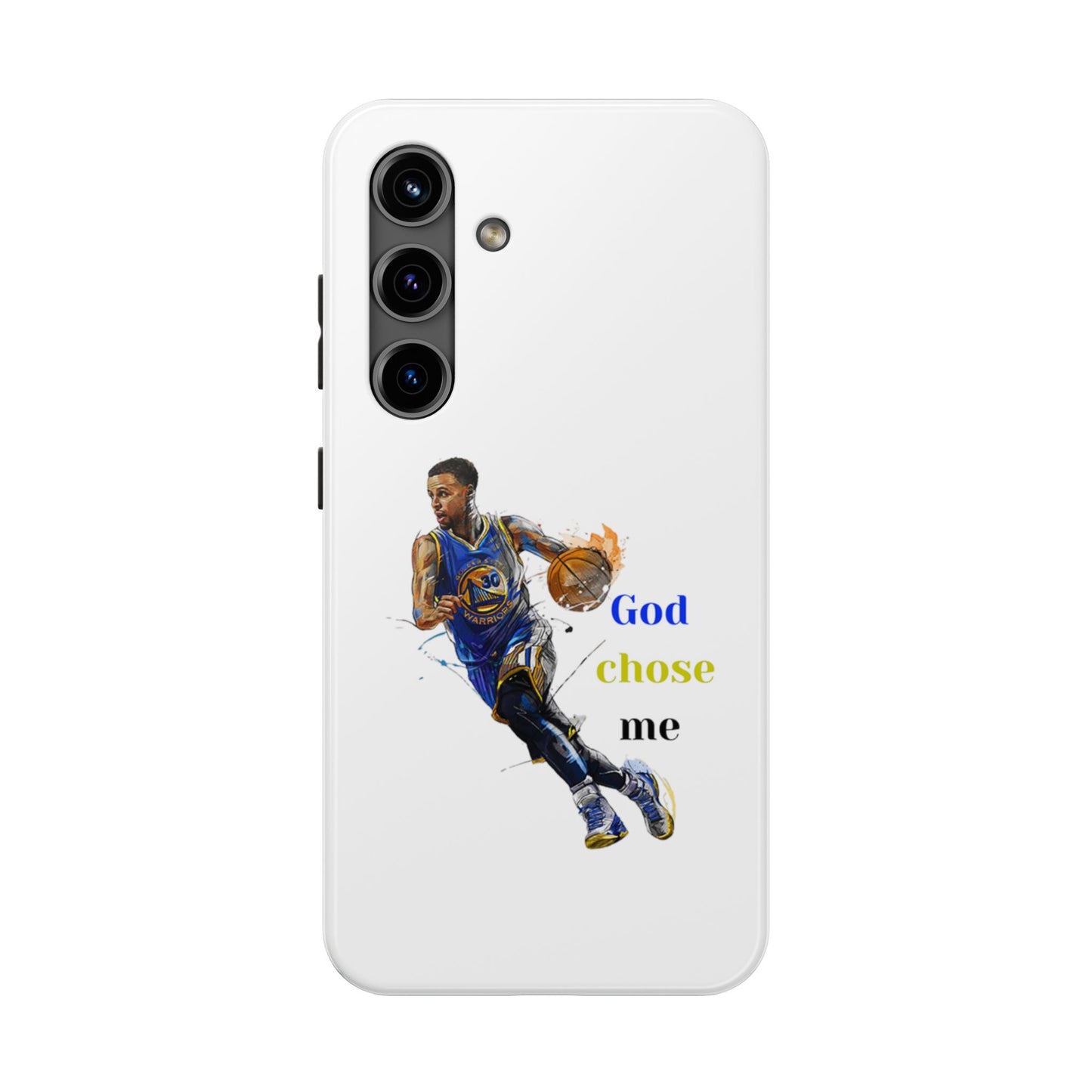Phone case- God Chose Me Tough Phone Case - Durable Protection