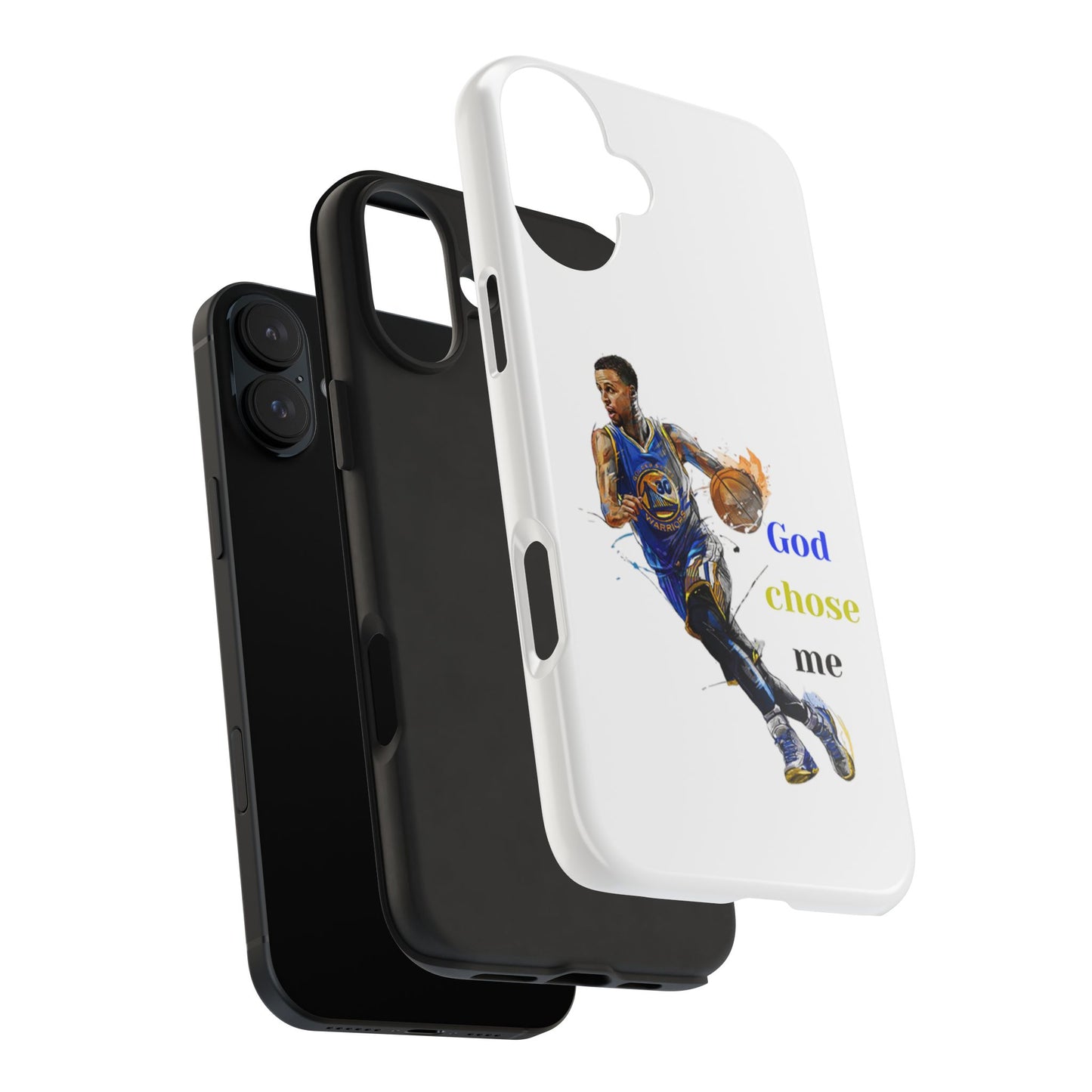 Phone case- God Chose Me Tough Phone Case - Durable Protection