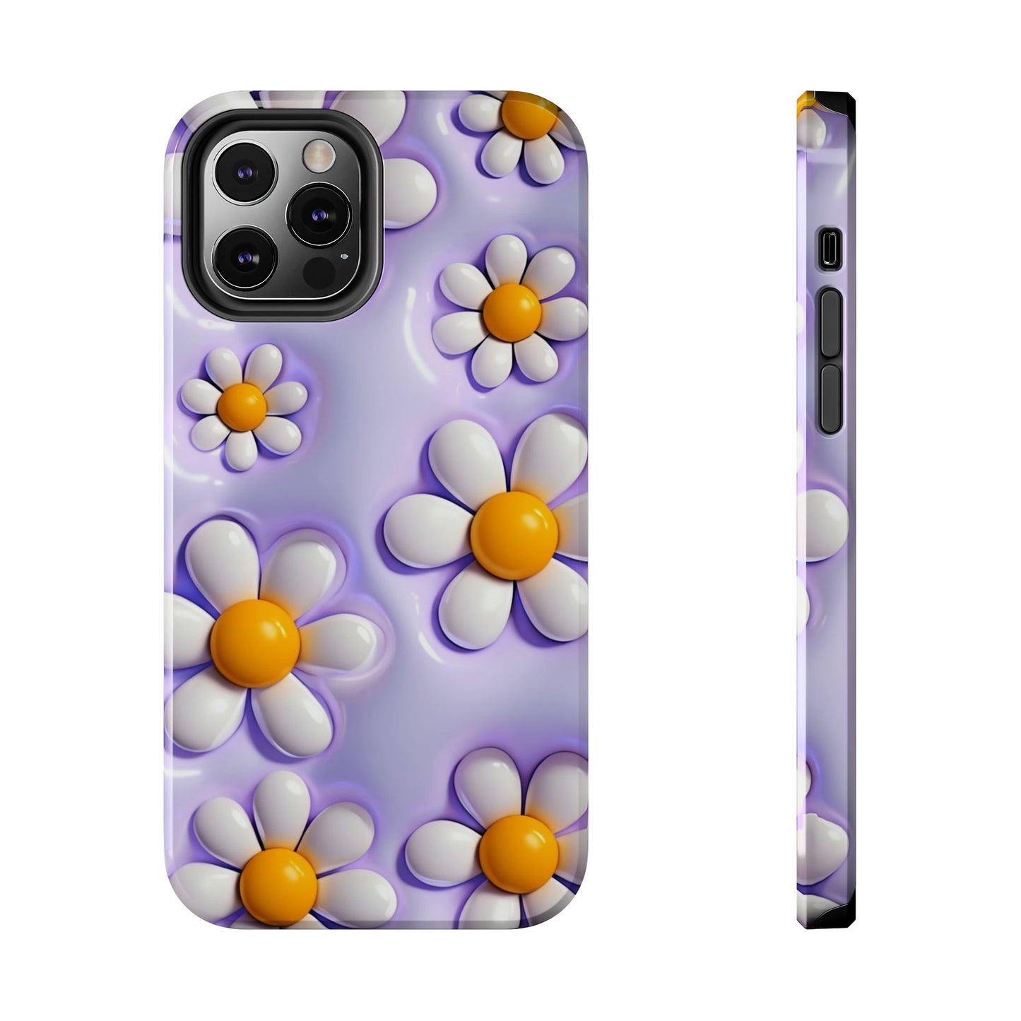 πΌ Floral Tough Phone Case β Vibrant Daisy Spring Design, for iPhones & Androids