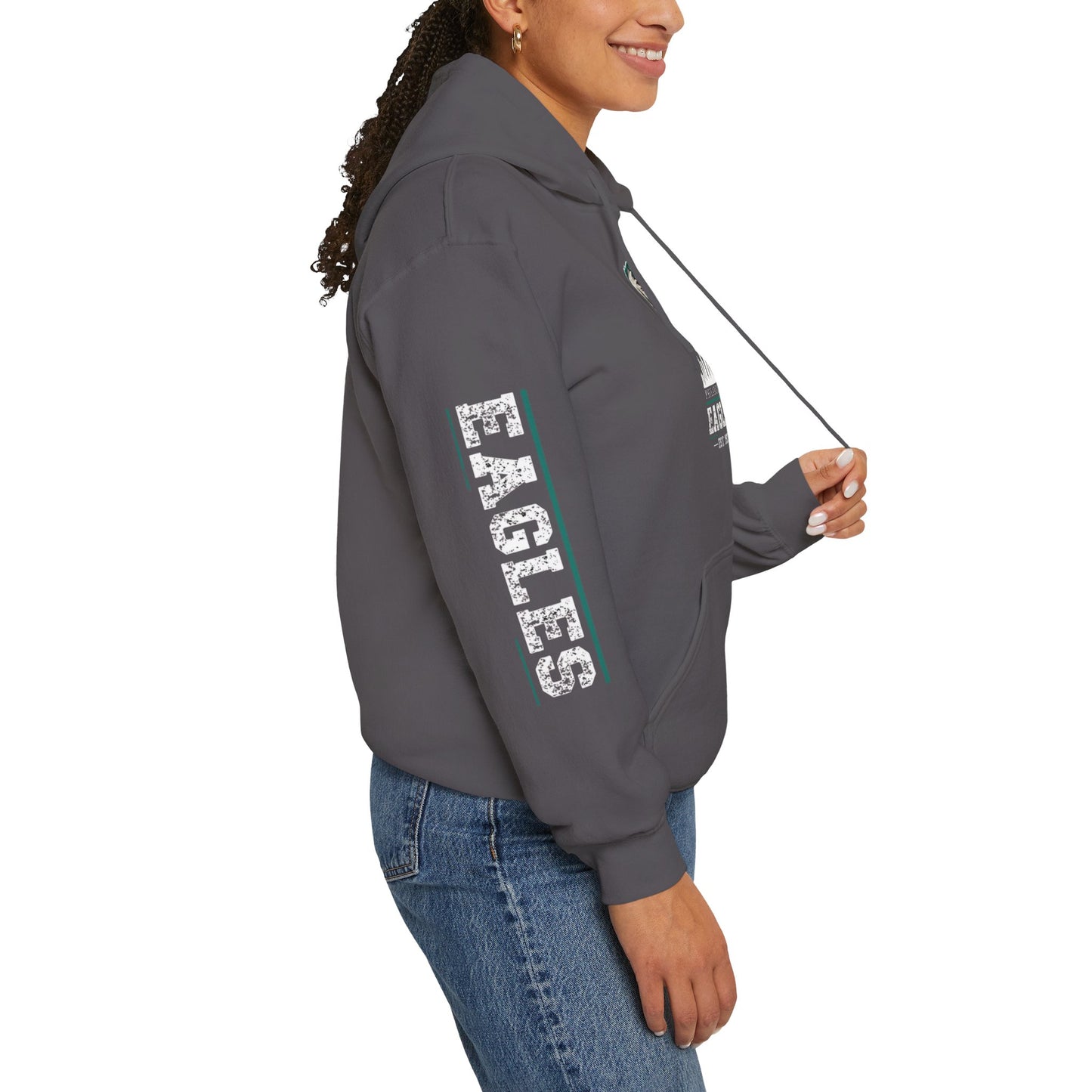 Philadelphia Eagles Hoodie – Est. 1933 | Black Pullover for Men & Women | Team Colors & Mascot Design
