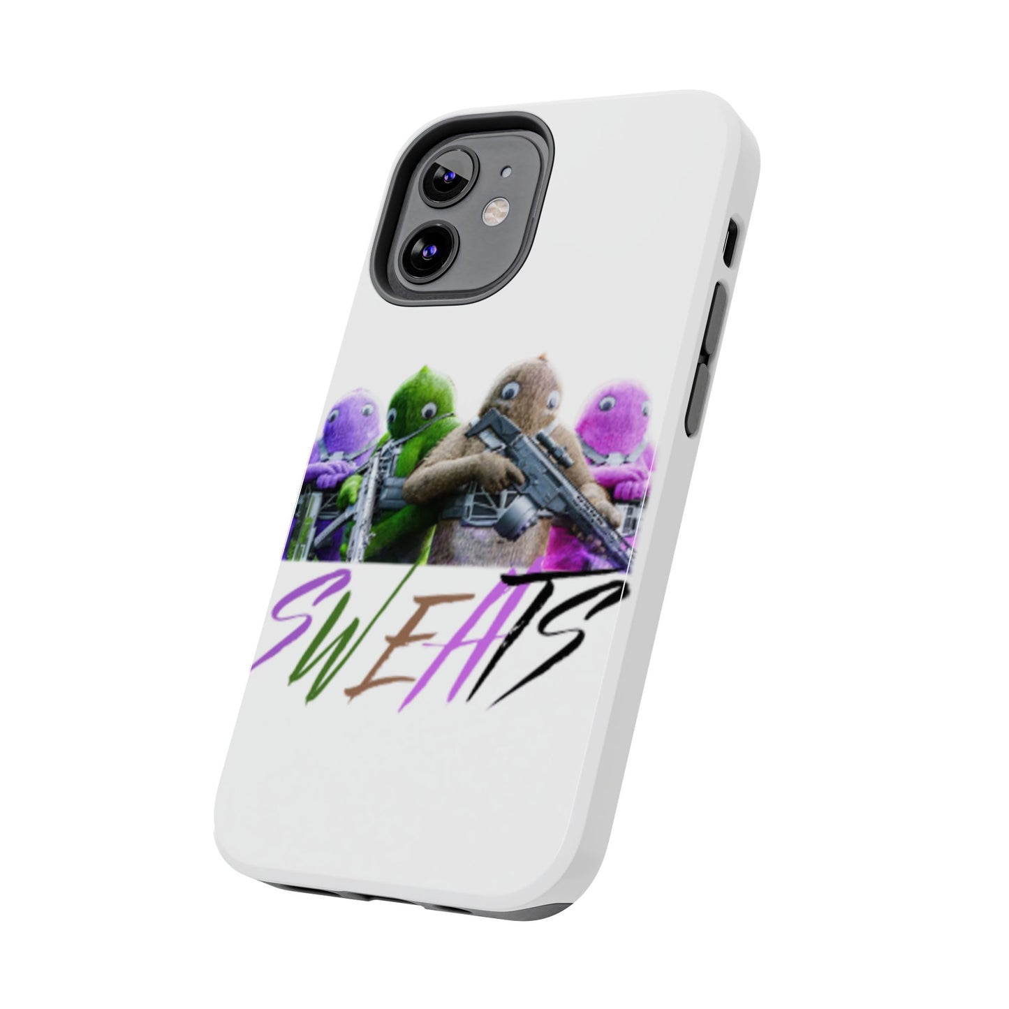 Cool Cartoon-Inspired Tough Phone Case - 'SWEATS'