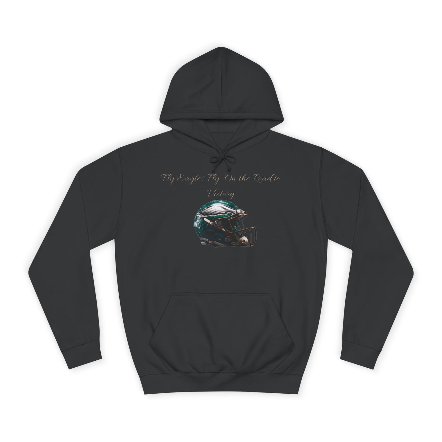 Midnight Green NFL Philadelphia Eagles Hoodie for Men & Women – "Fly Eagles, Fly" Game Day Sweatshirt with Drawstrings & Kangaroo Pocket