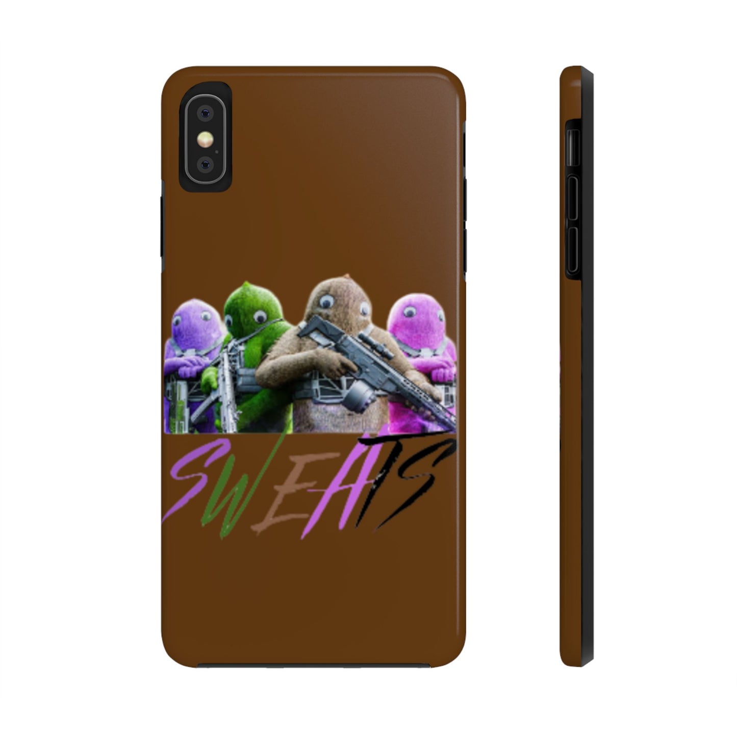 Cool Cartoon-Inspired Tough Phone Case - 'SWEATS'