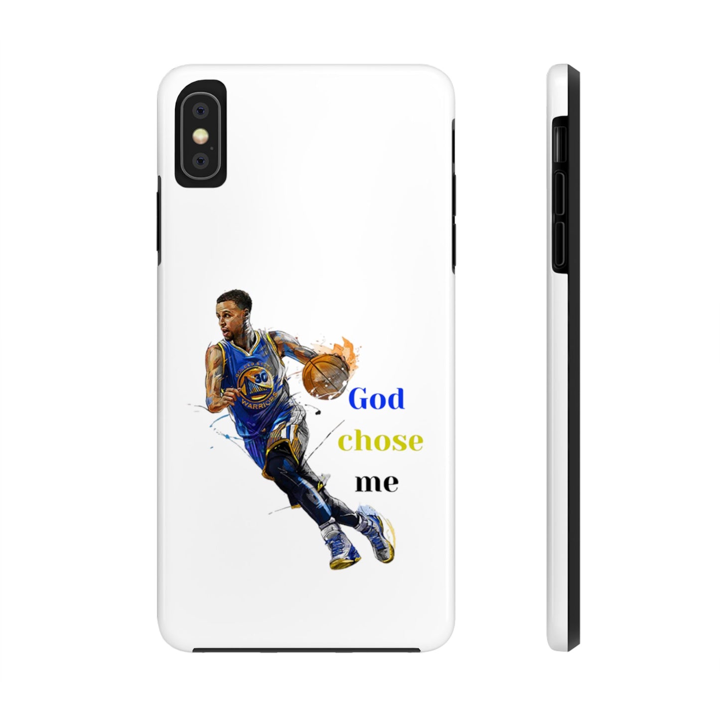 Phone case- God Chose Me Tough Phone Case - Durable Protection