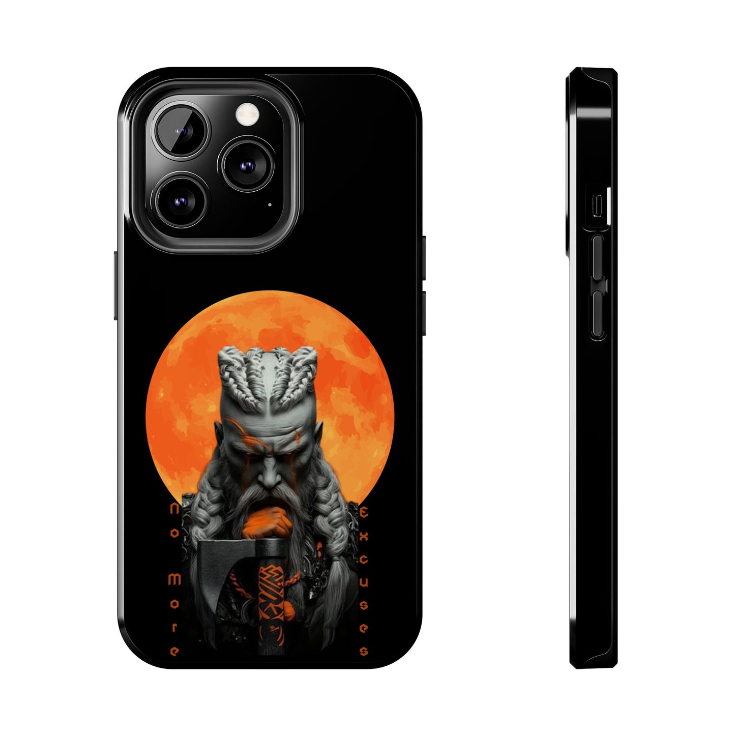 π₯ Warrior Spirit Tough Phone Case β No More Excuses Design for iPhone & Android β Empowerment & Protection