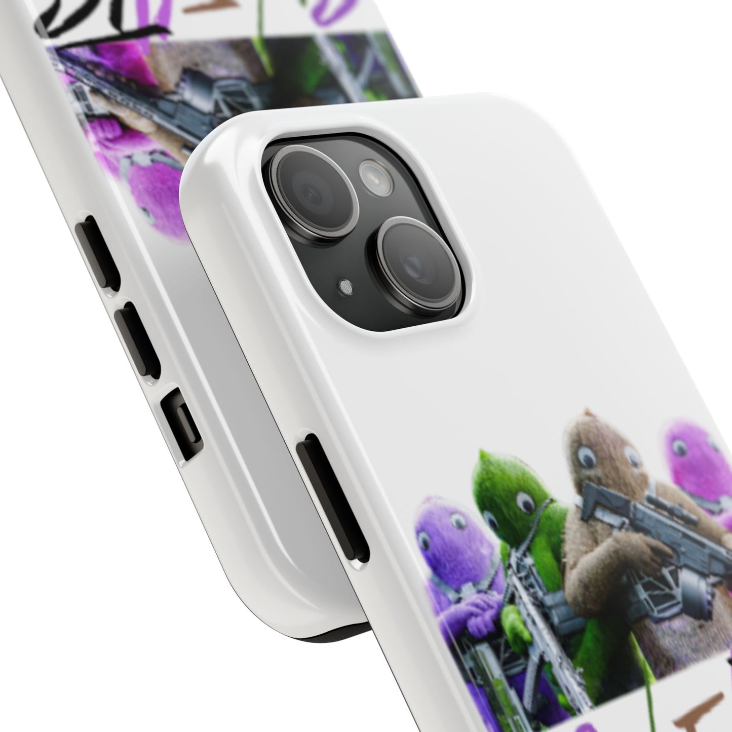 Cool Cartoon-Inspired Tough Phone Case - 'SWEATS'