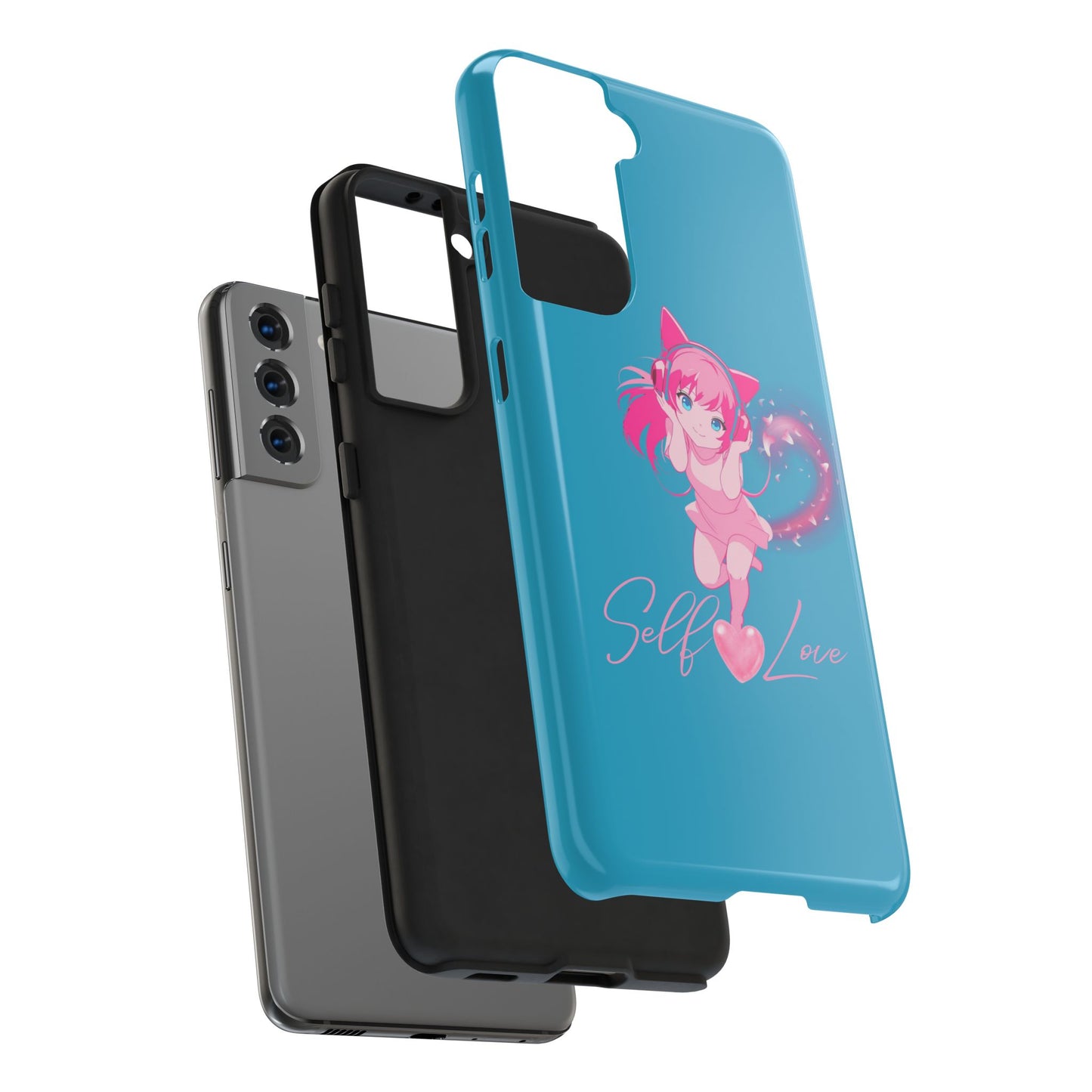Self Love Tough Phone Case for Anime Lovers