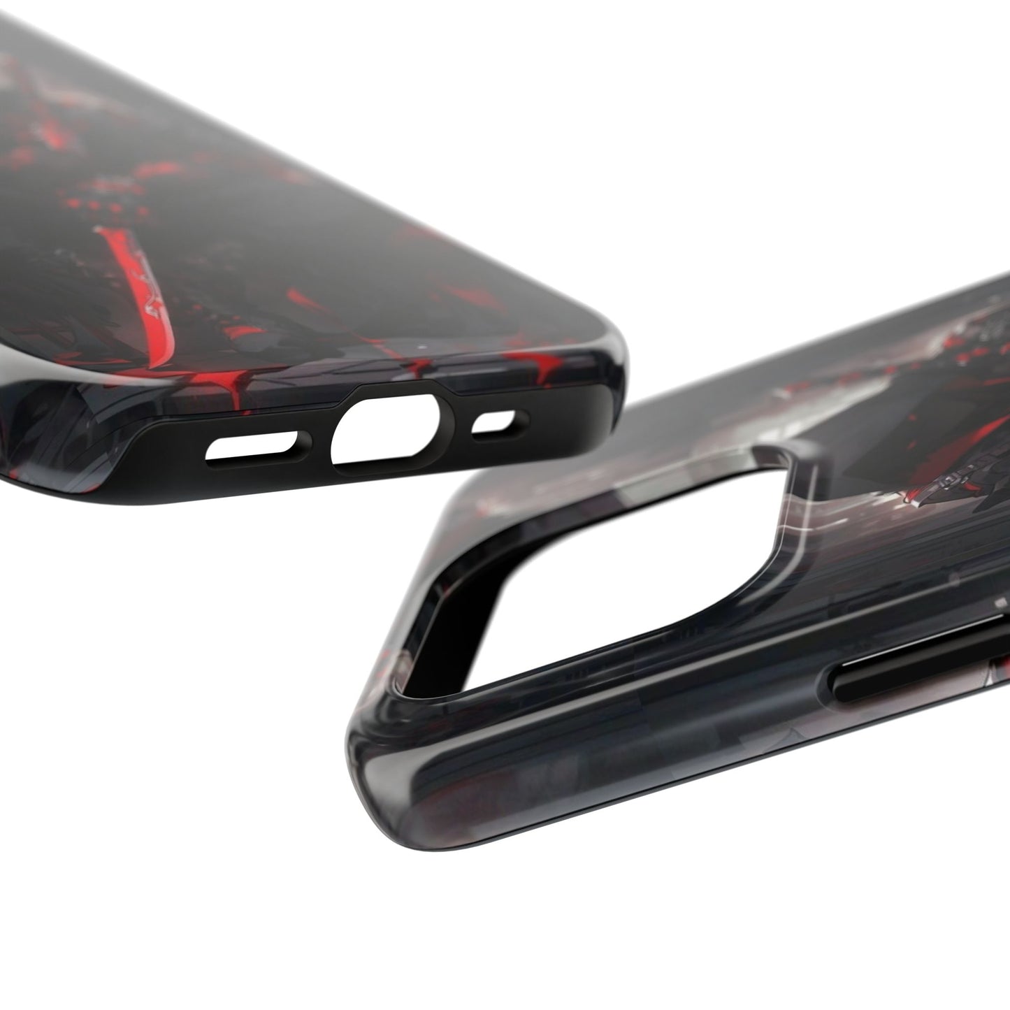🖤 Tough Phone Case – Dark Warrior Design for Gamers & Anime Fans – Durable Protection & Unique Style for iPhone & Android