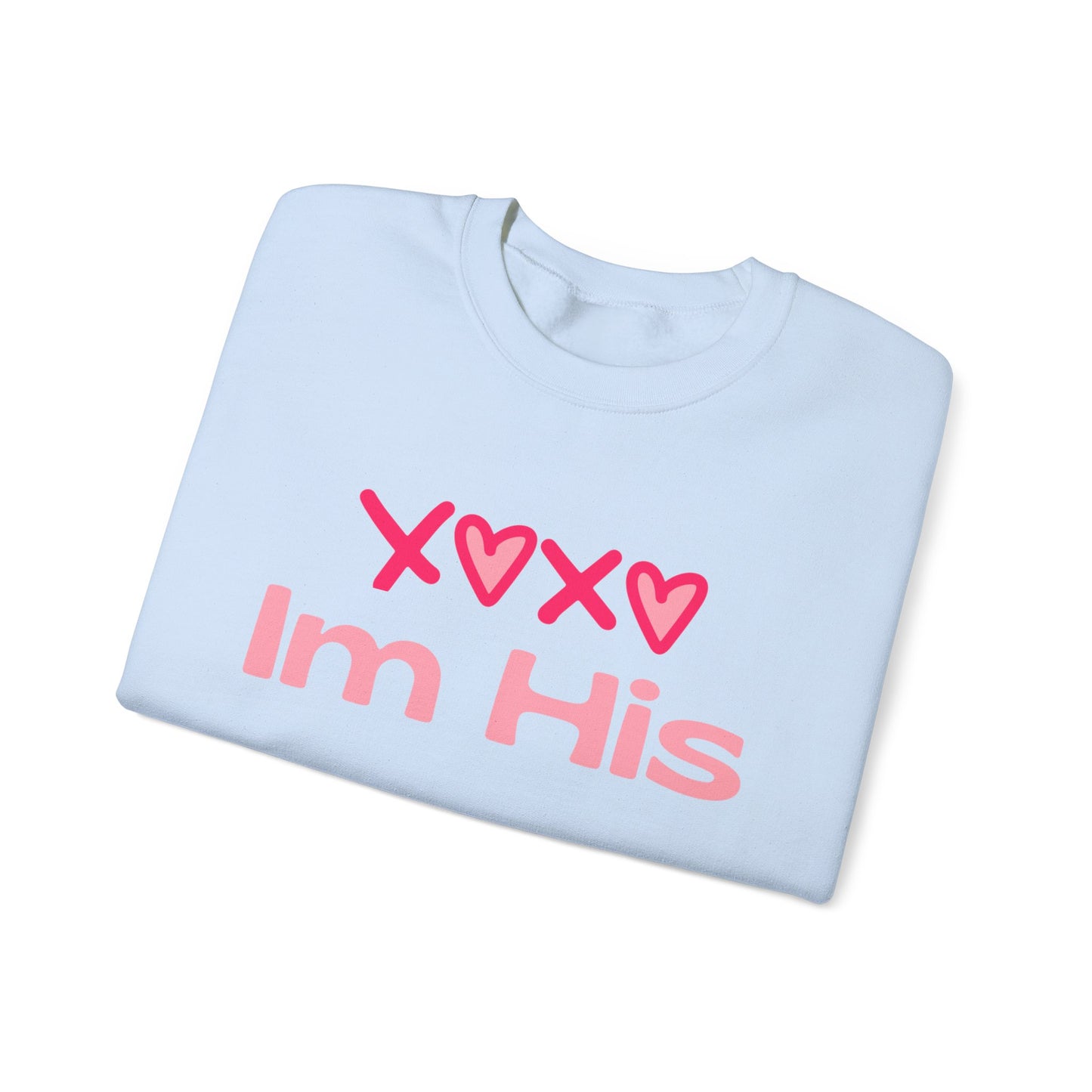 Cotton Blush XOXO Sweatshirt for Women – I’m His Romantic Everyday Lovewear