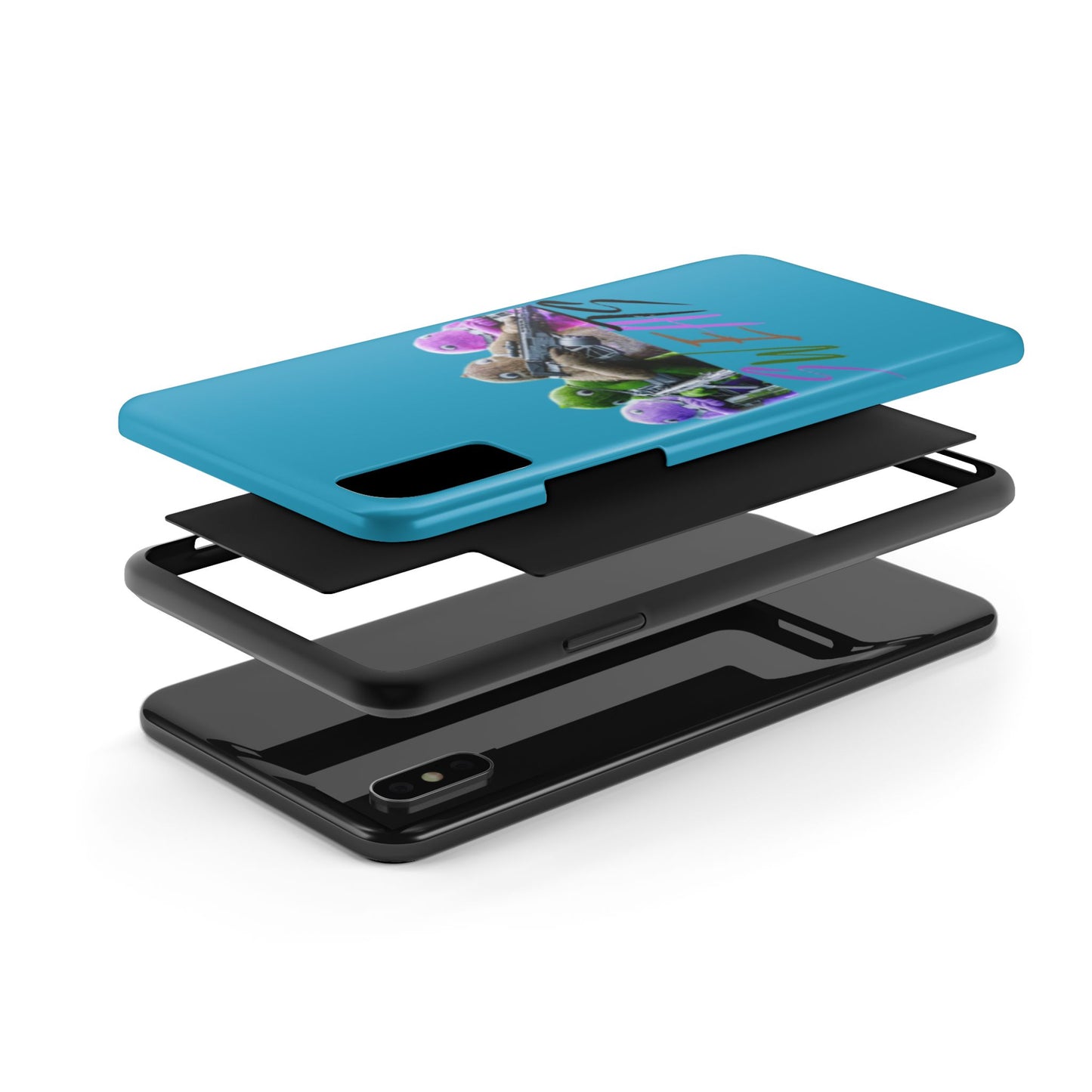 Cool Cartoon-Inspired Tough Phone Case - 'SWEATS'