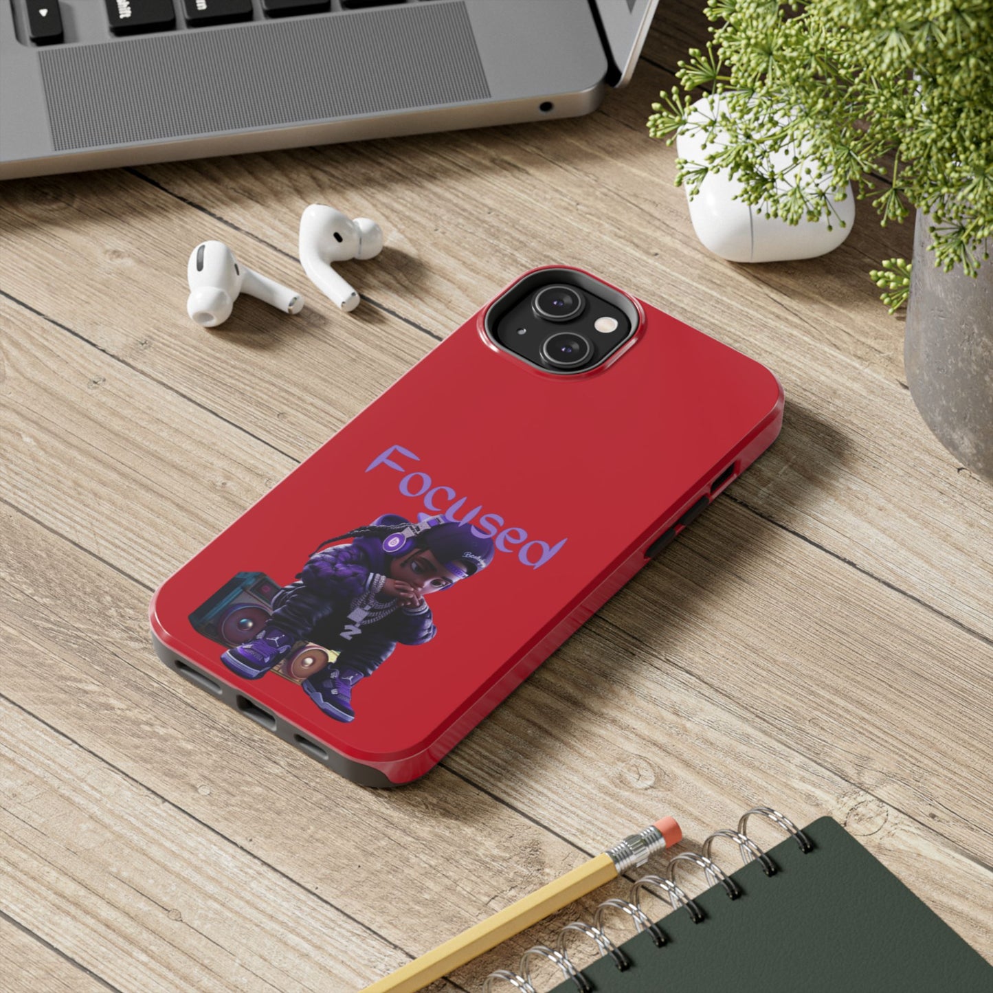 Phone Case- Focused Tough Case- Durable Protection