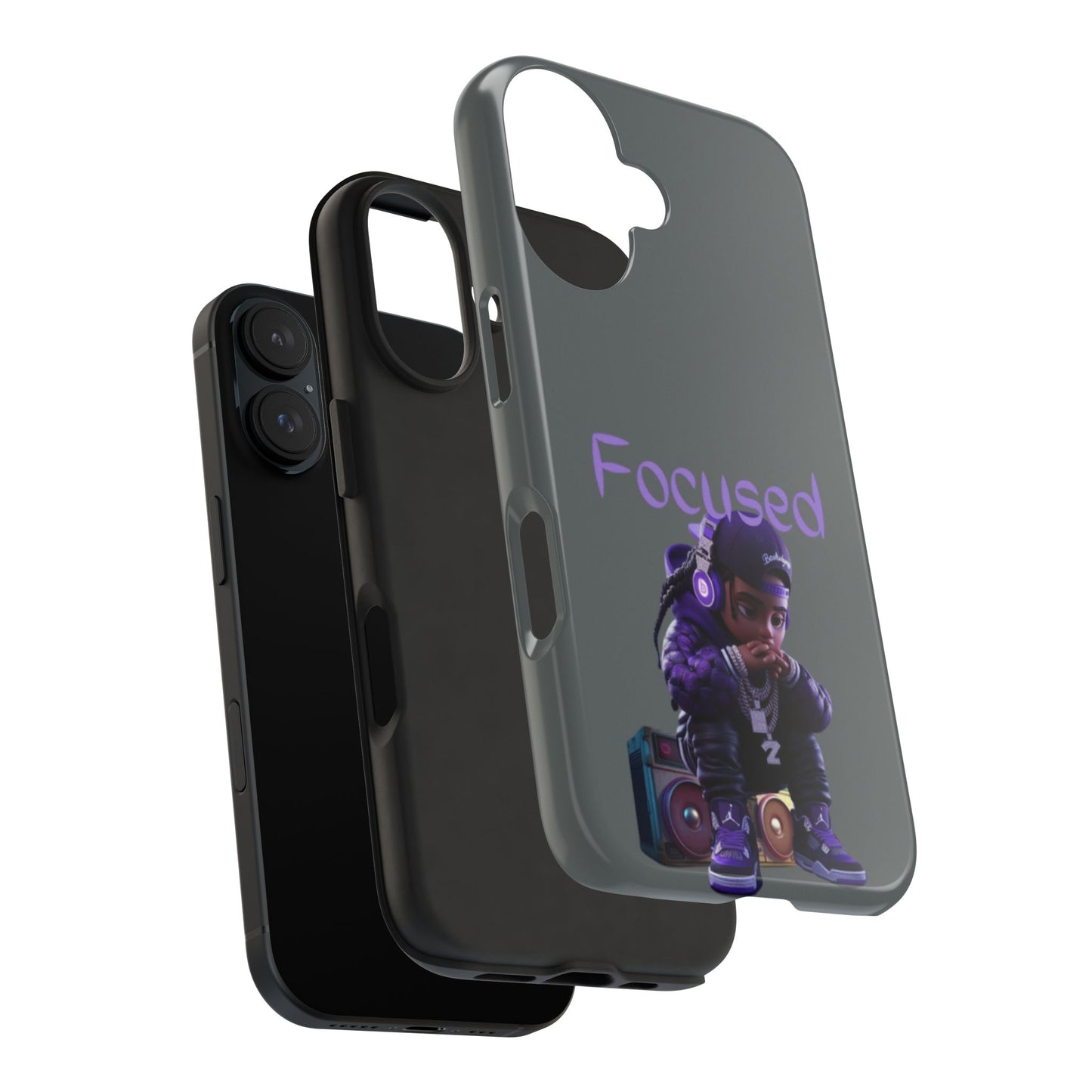 Phone Case- Focused Tough Case- Durable Protection
