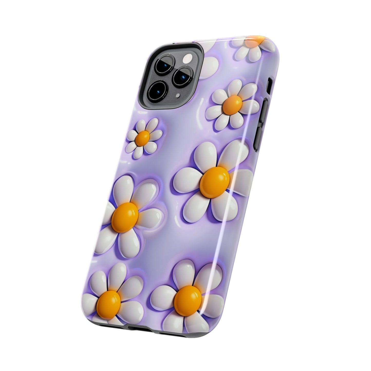 πΌ Floral Tough Phone Case β Vibrant Daisy Spring Design, for iPhones & Androids