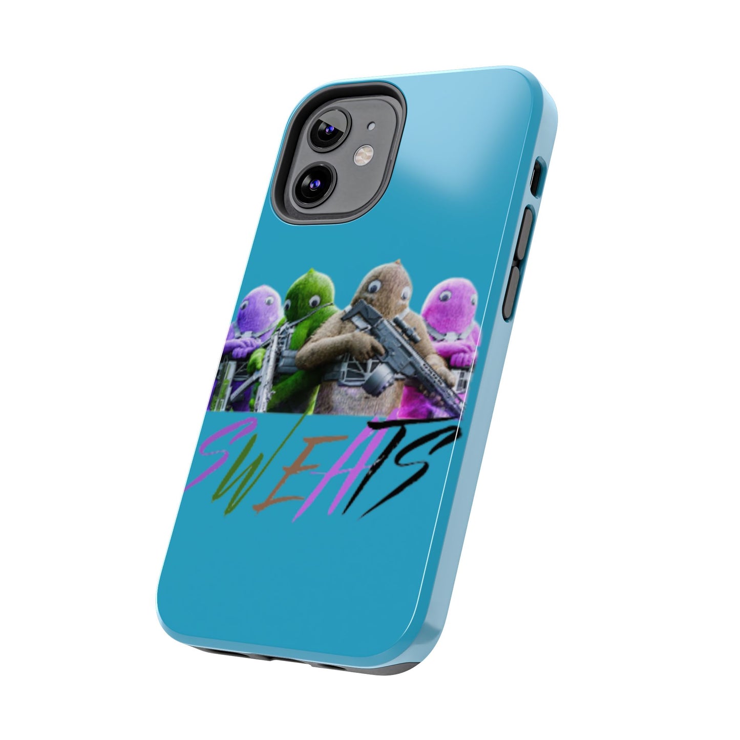 Cool Cartoon-Inspired Tough Phone Case - 'SWEATS'