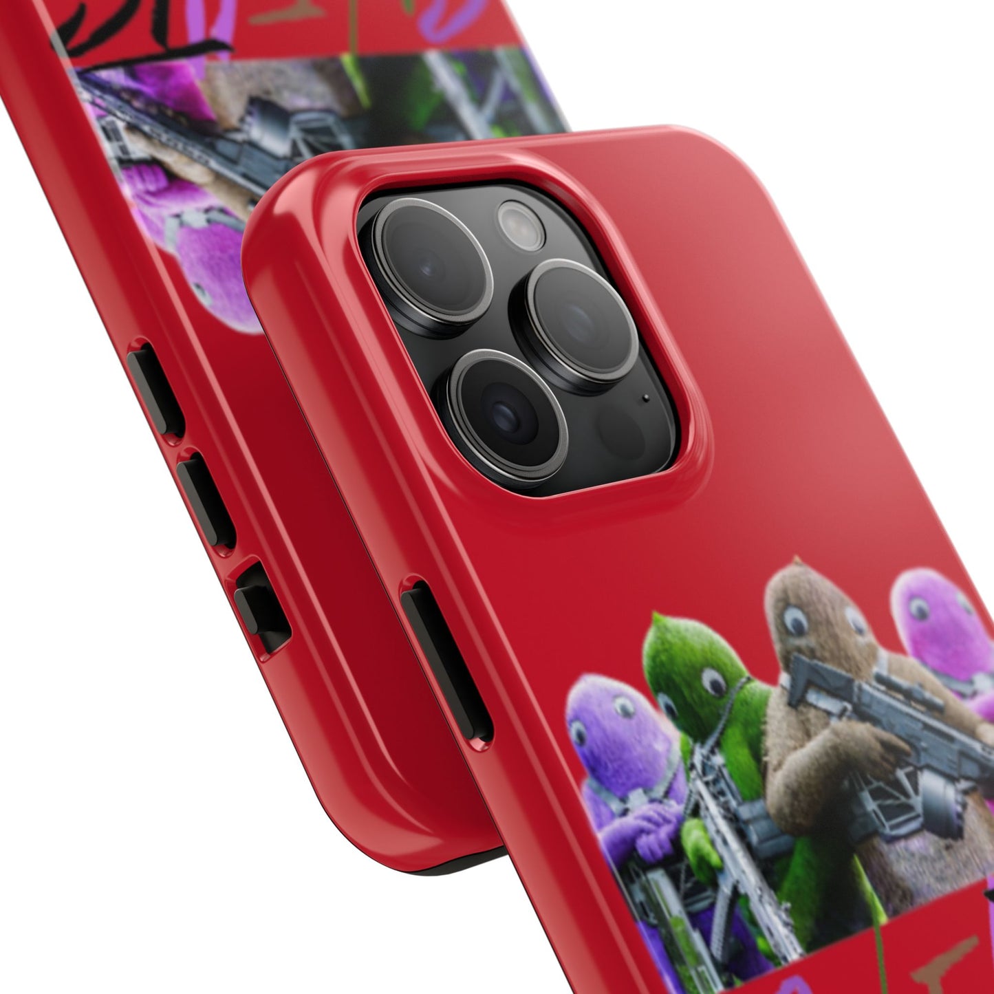 Cool Cartoon-Inspired Tough Phone Case - 'SWEATS'