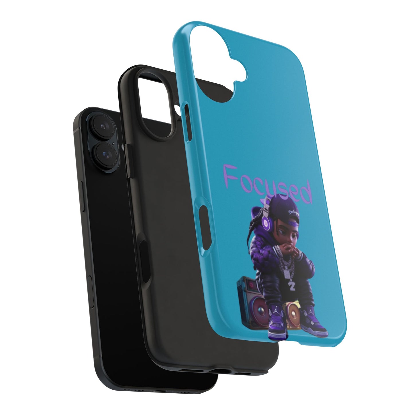 Phone Case- Focused Tough Case- Durable Protection