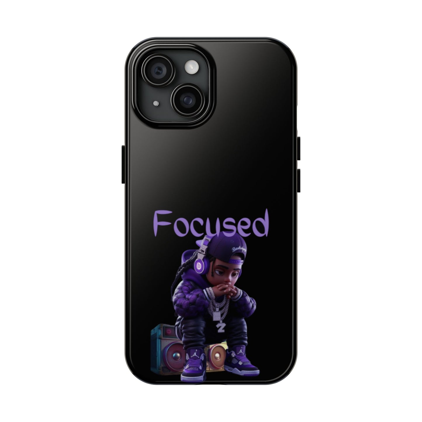 Phone case- Focused Tough Phone Case - Durable Protection