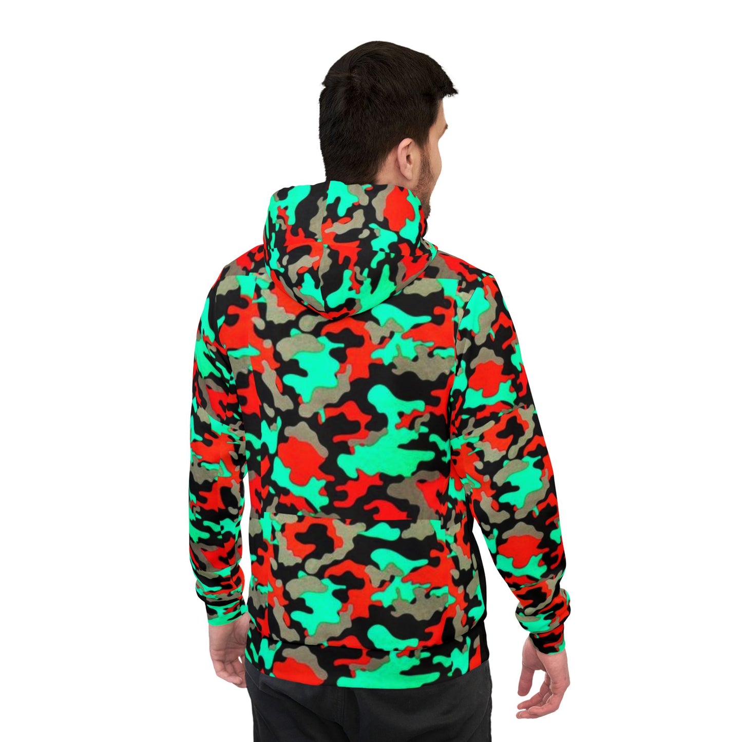 π Vibrant Multicolor Camouflage Hoodie β Bold Streetwear for Active Lifestyles