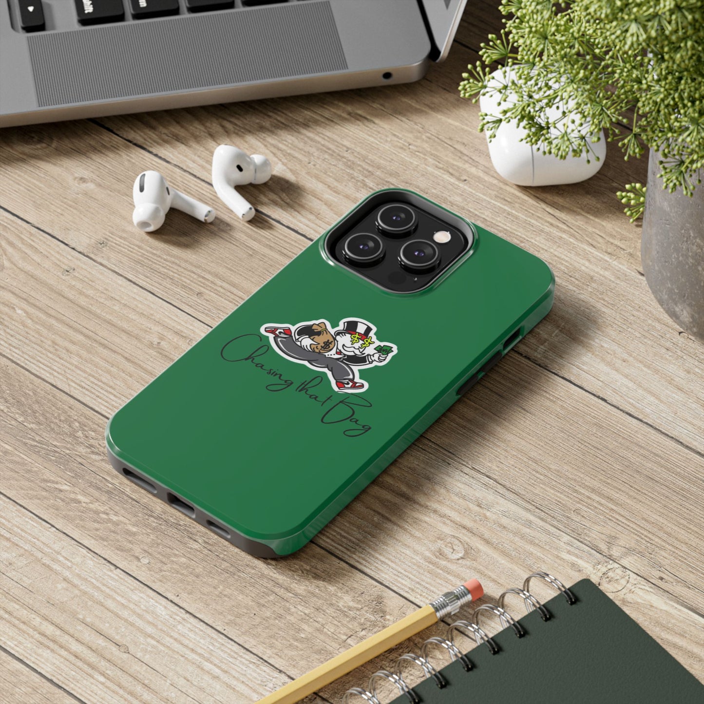 Phone Case- Chasin That Bag Tough Case- Durable Protection