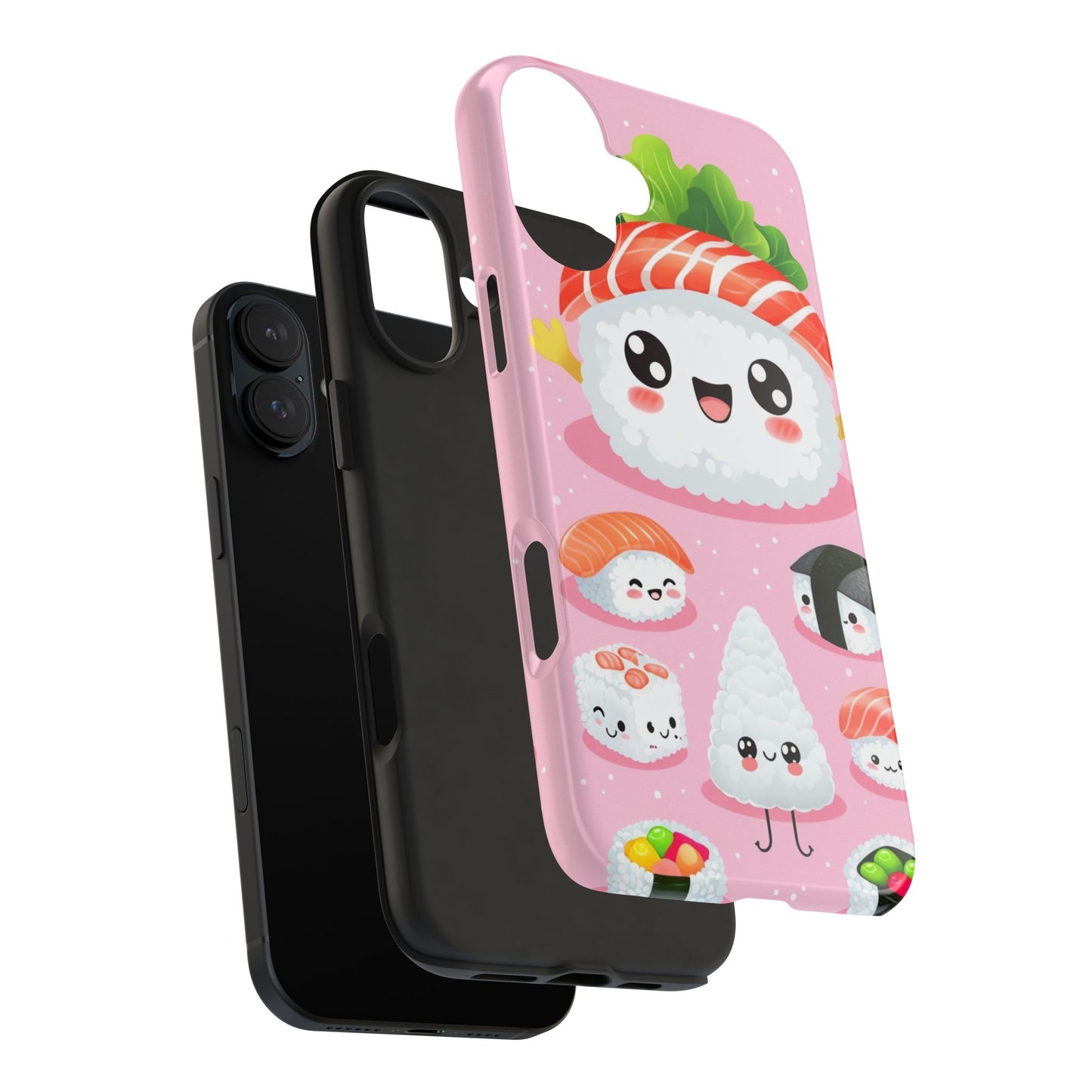 Adorable Sushi Tough Phone Case | Cute Kawaii Design for Food Lovers