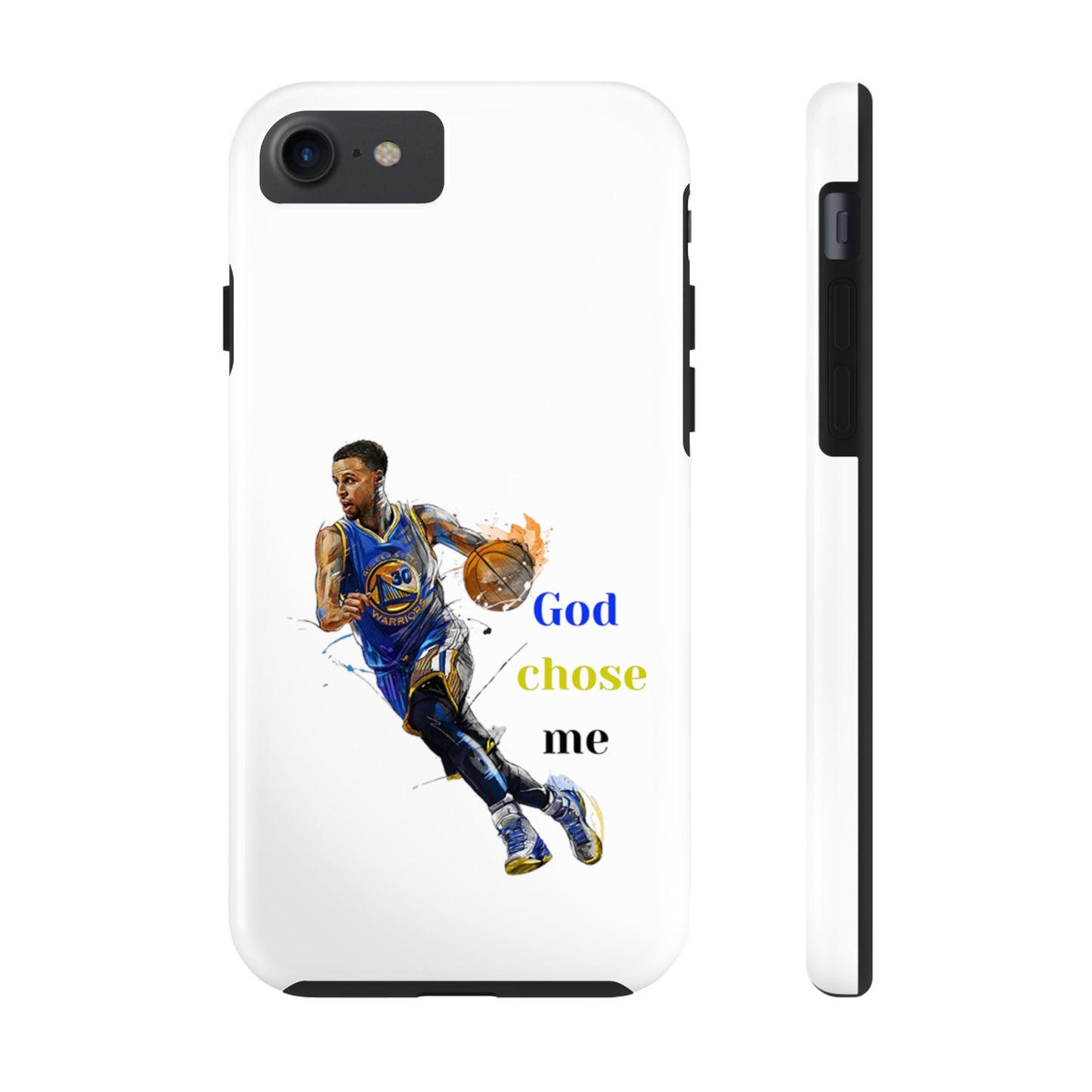 Phone case- God Chose Me Tough Phone Case - Durable Protection