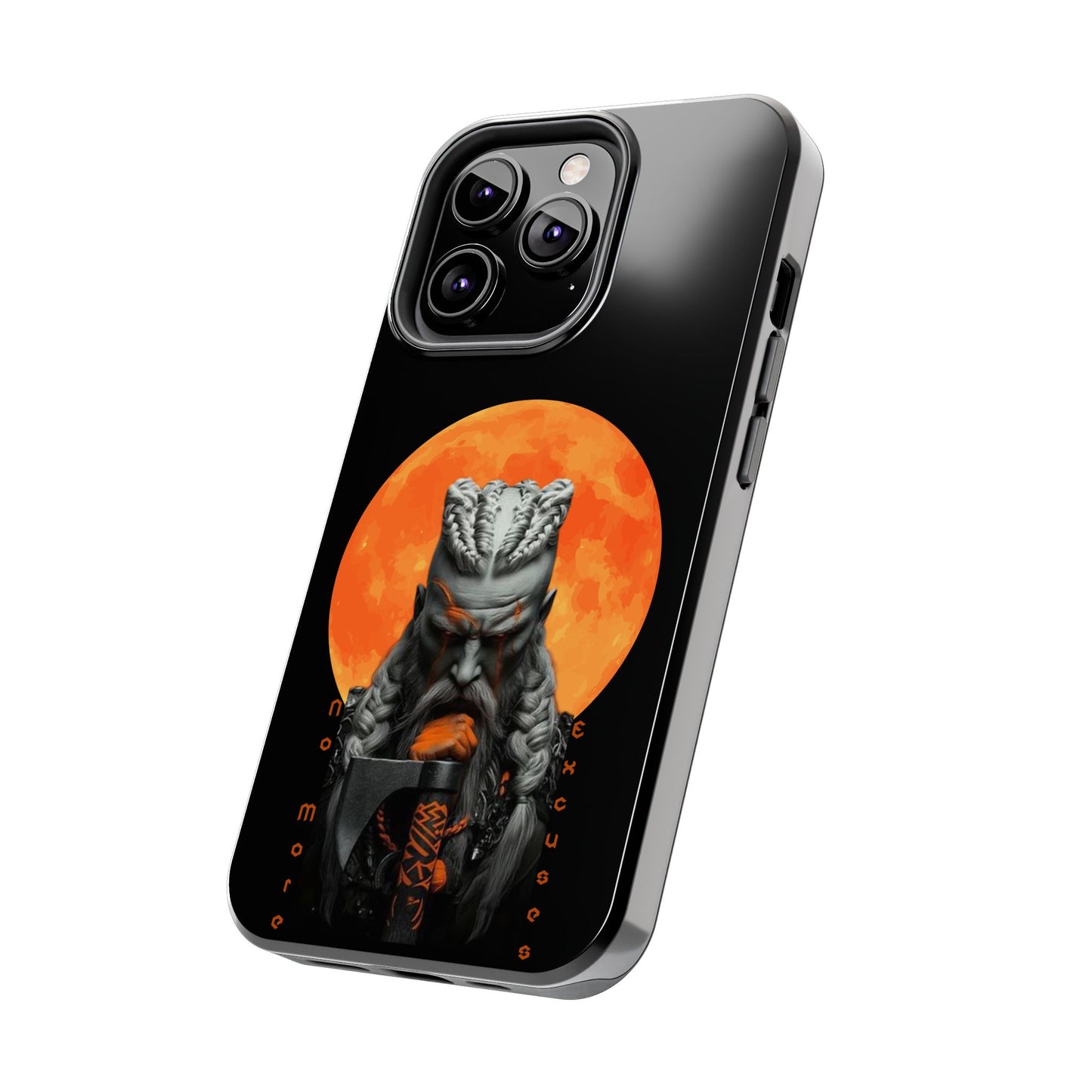 π₯ Warrior Spirit Tough Phone Case β No More Excuses Design for iPhone & Android β Empowerment & Protection