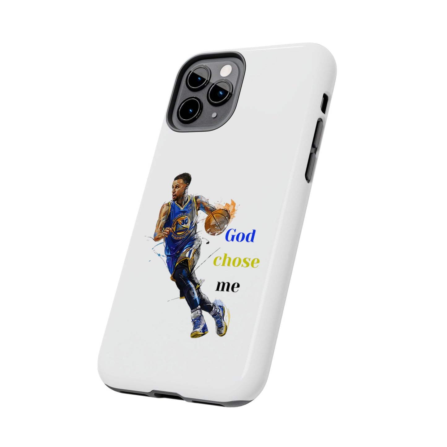 Phone case- God Chose Me Tough Phone Case - Durable Protection