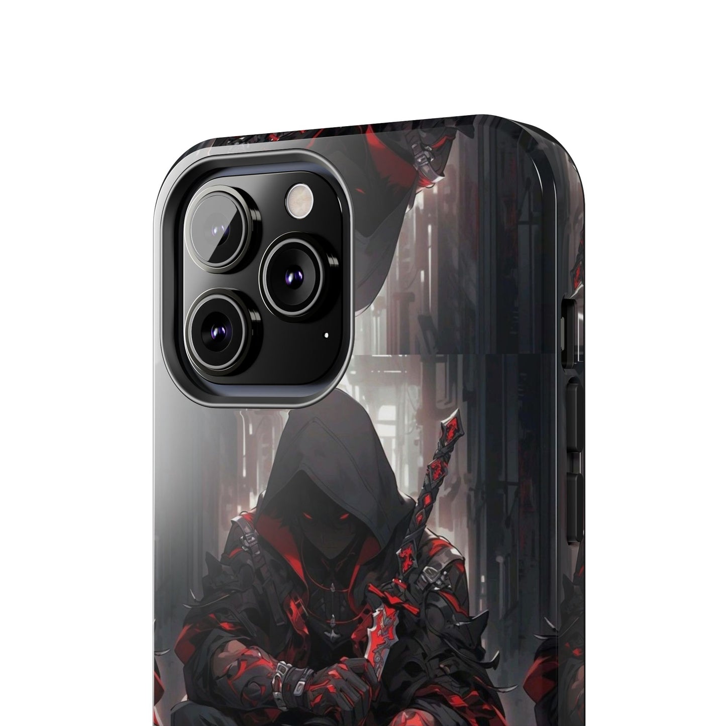 🖤 Tough Phone Case – Dark Warrior Design for Gamers & Anime Fans – Durable Protection & Unique Style for iPhone & Android