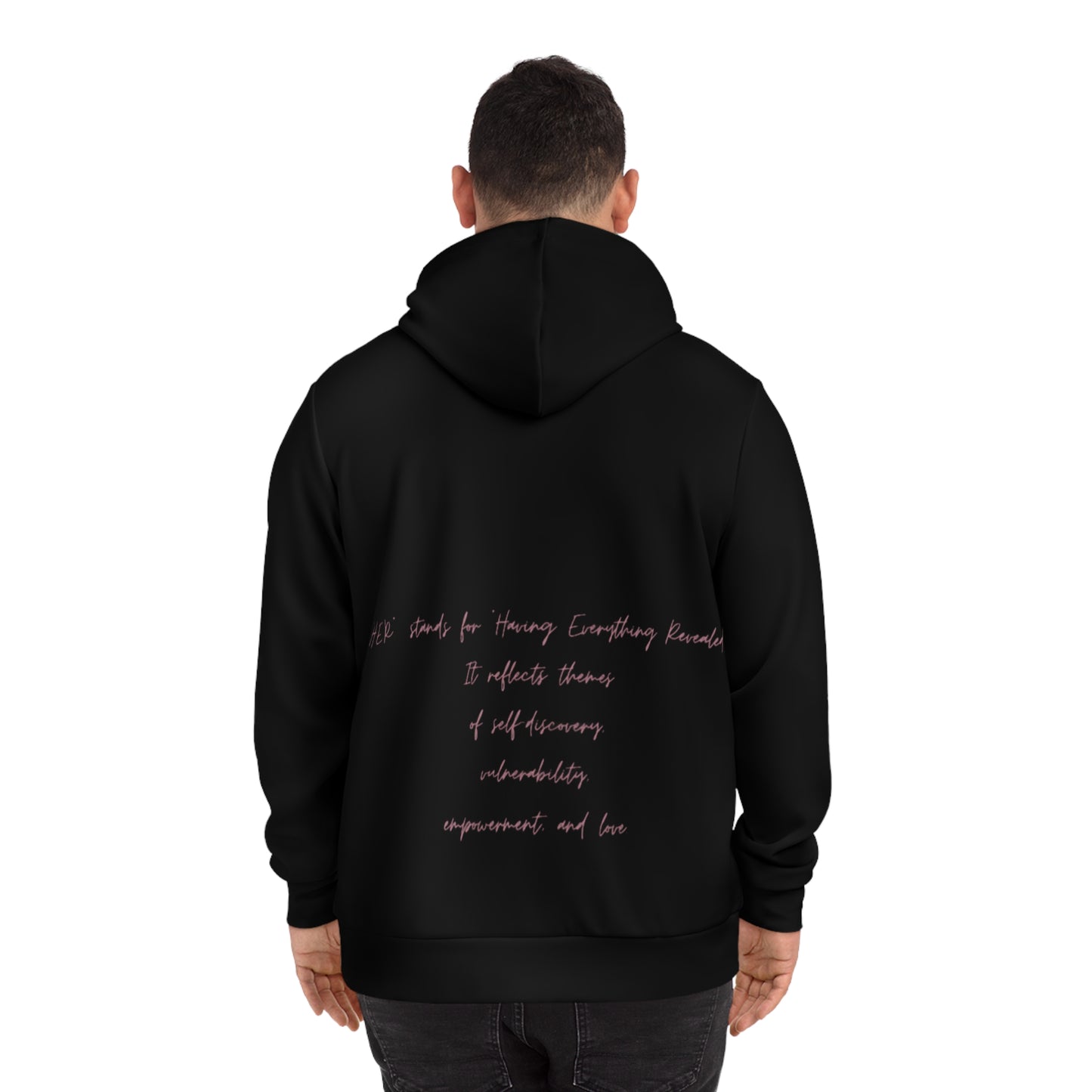 Midnight Bloom Black Hoodie for Women – "HER Flowers" Mother’s Day Inspired Graphic Wear