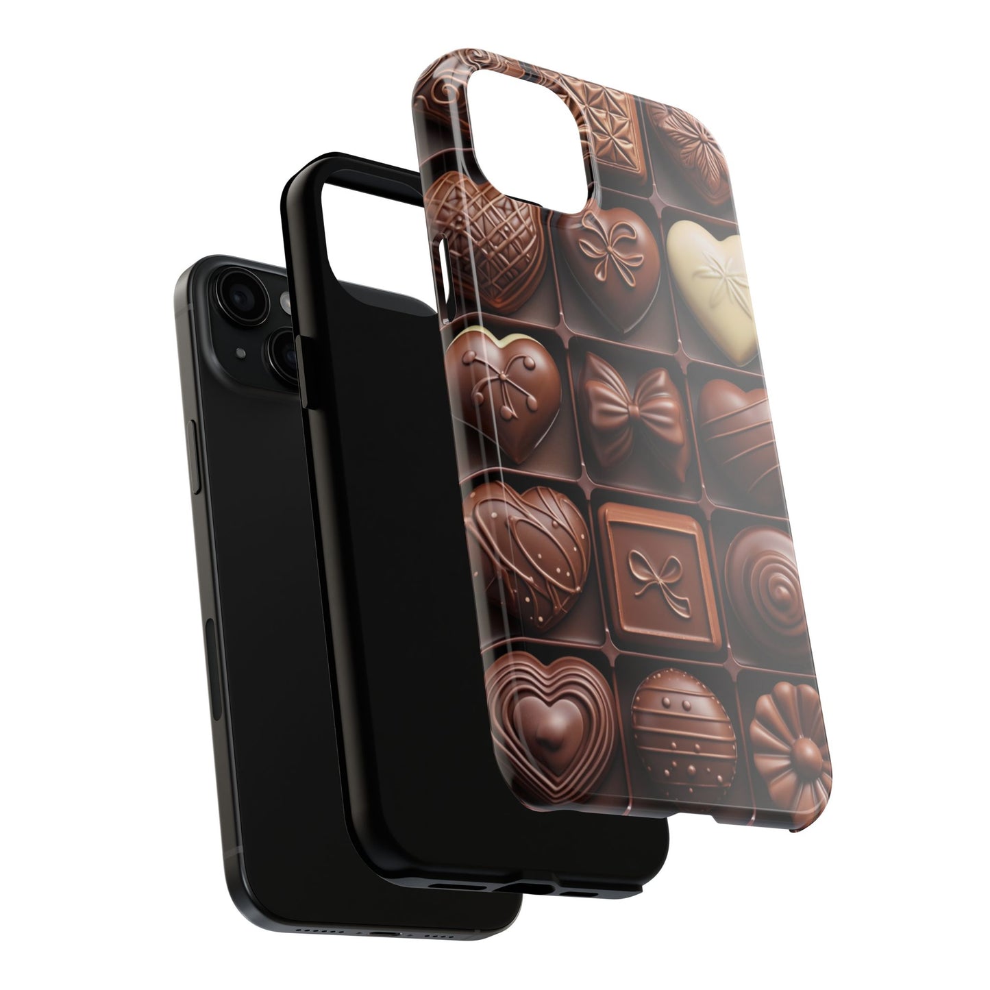 Chocolate Love Tough Phone Case - Perfect for Valentine's Day or Sweet Treat Lovers