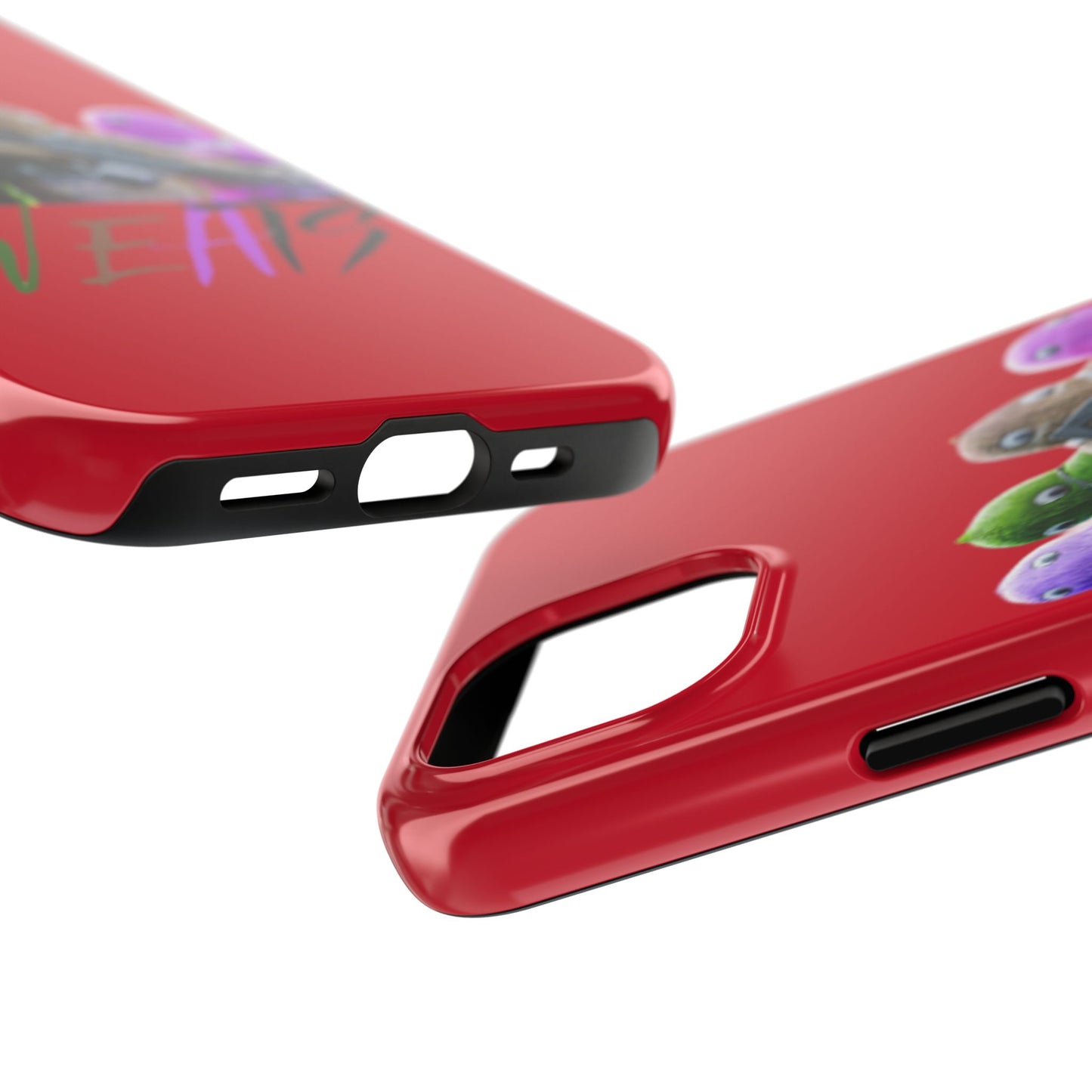 Cool Cartoon-Inspired Tough Phone Case - 'SWEATS'