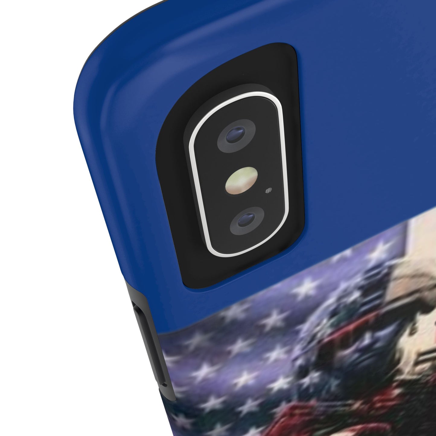 Patriotic Tough Phone Case - 'I'm Risking My Life' Design