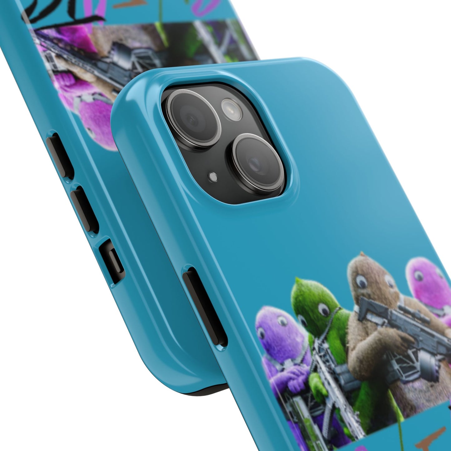 Cool Cartoon-Inspired Tough Phone Case - 'SWEATS'