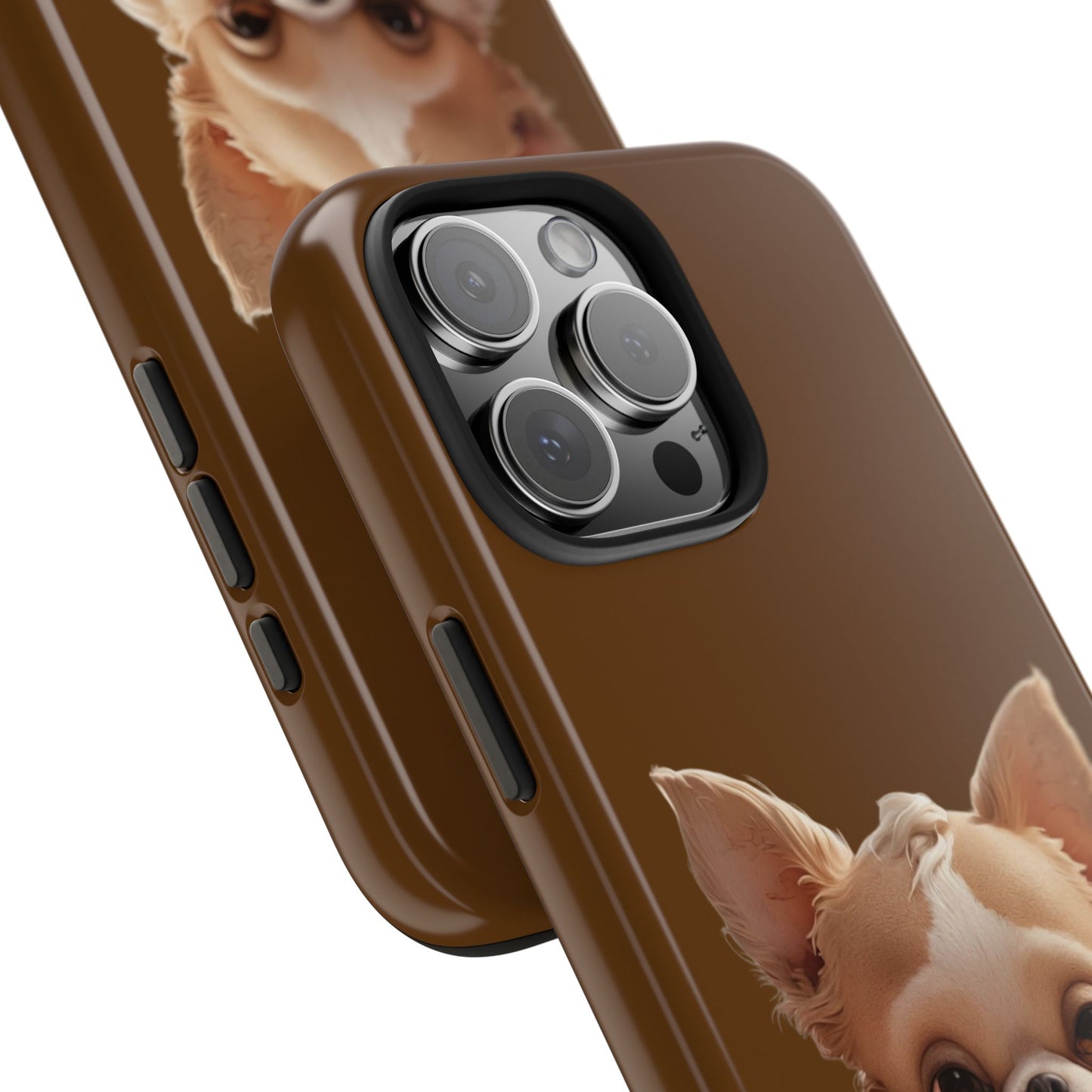 Cute Chihuahua Tough Phone Case - 'Mama's Bestie' Design