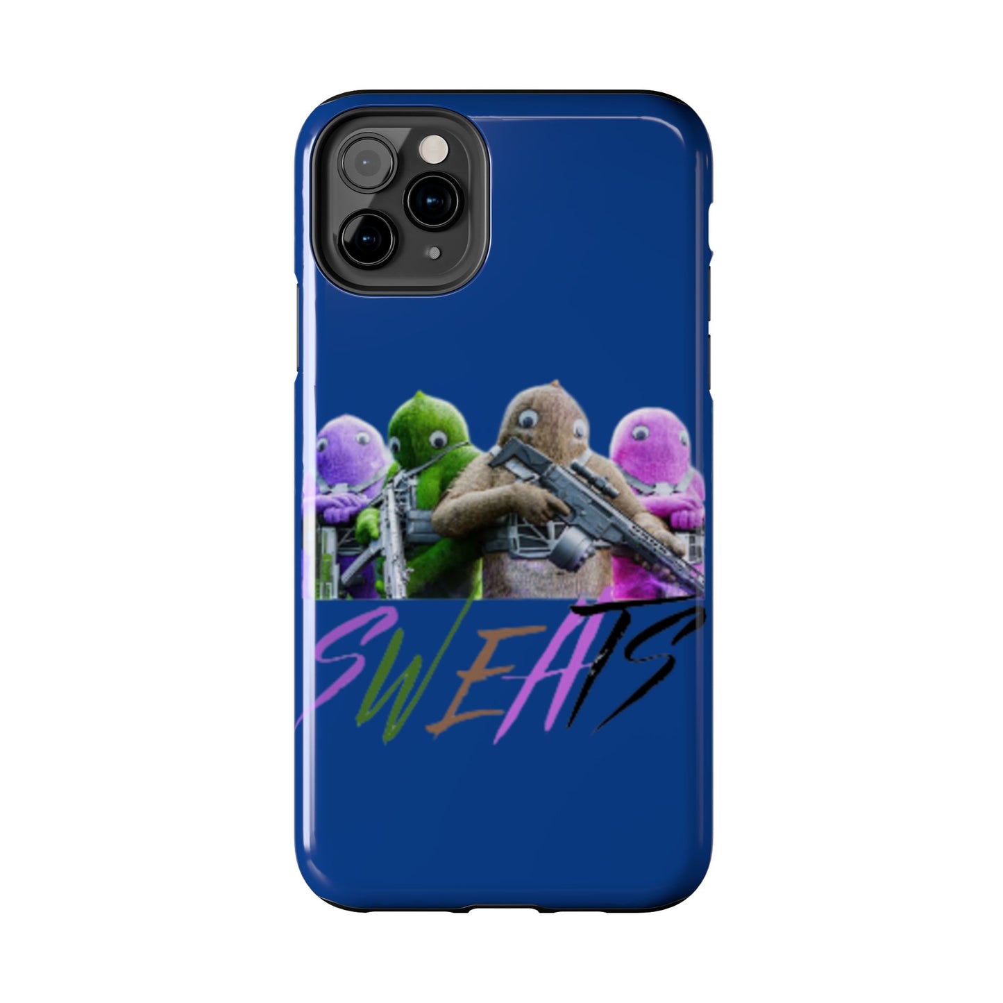Cool Cartoon-Inspired Tough Phone Case - 'SWEATS'
