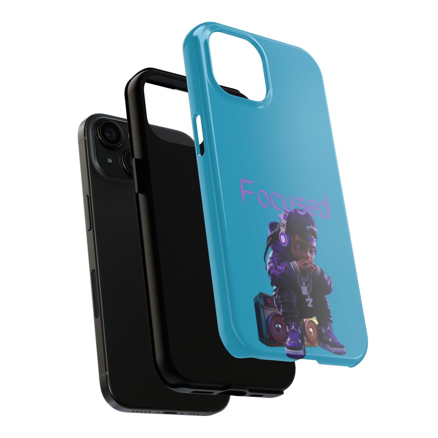 Phone Case- Focused Tough Case- Durable Protection