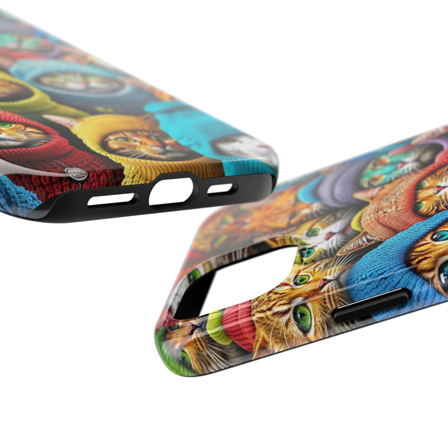 "Cool Cats Tough Phone Case – Stylish & Durable Protective Cover for iPhone & Android"